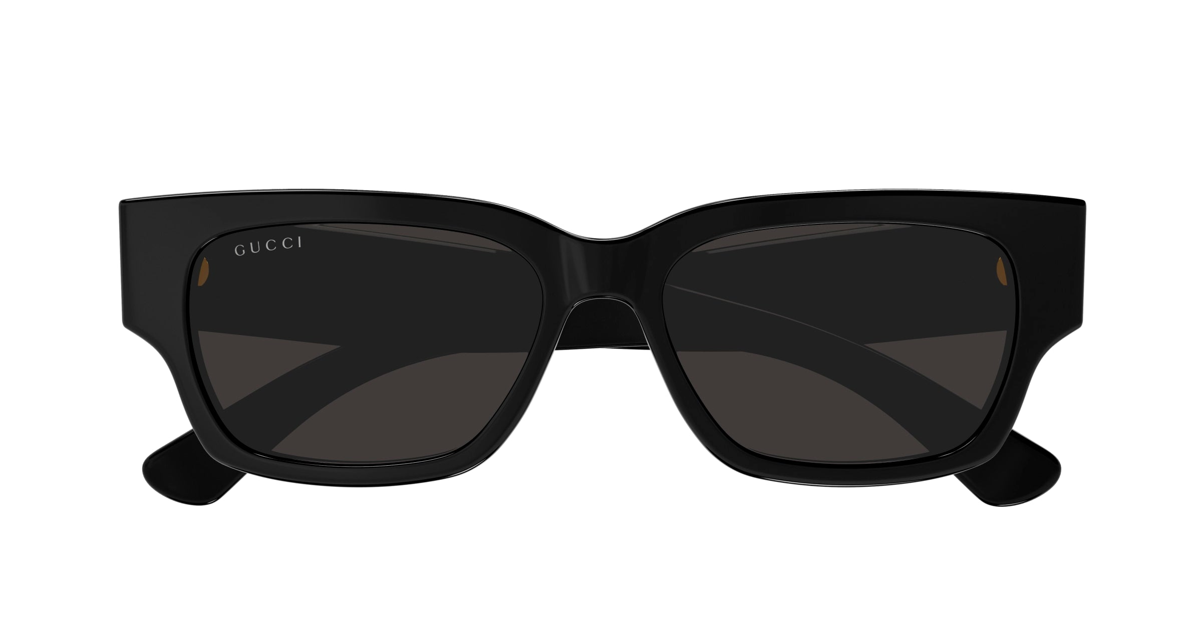 New GUCCI Sunglasses Black Square Rectangular All Black Rectangular frame sunglasses in black | GUCCI® US main image 4