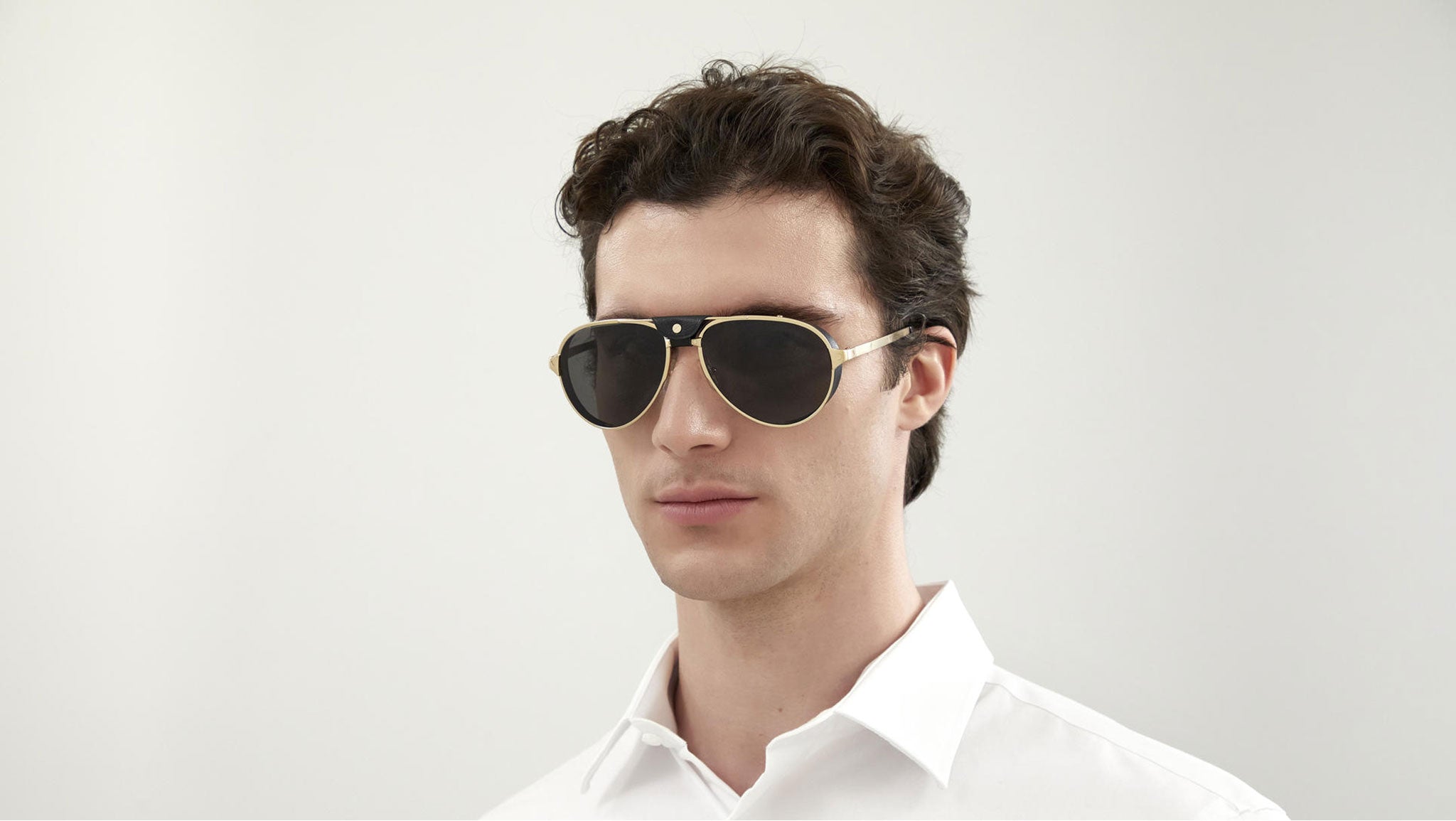 Cartier CT0296S 001 Shiny Gold Sunglasses - eye-oo.com
