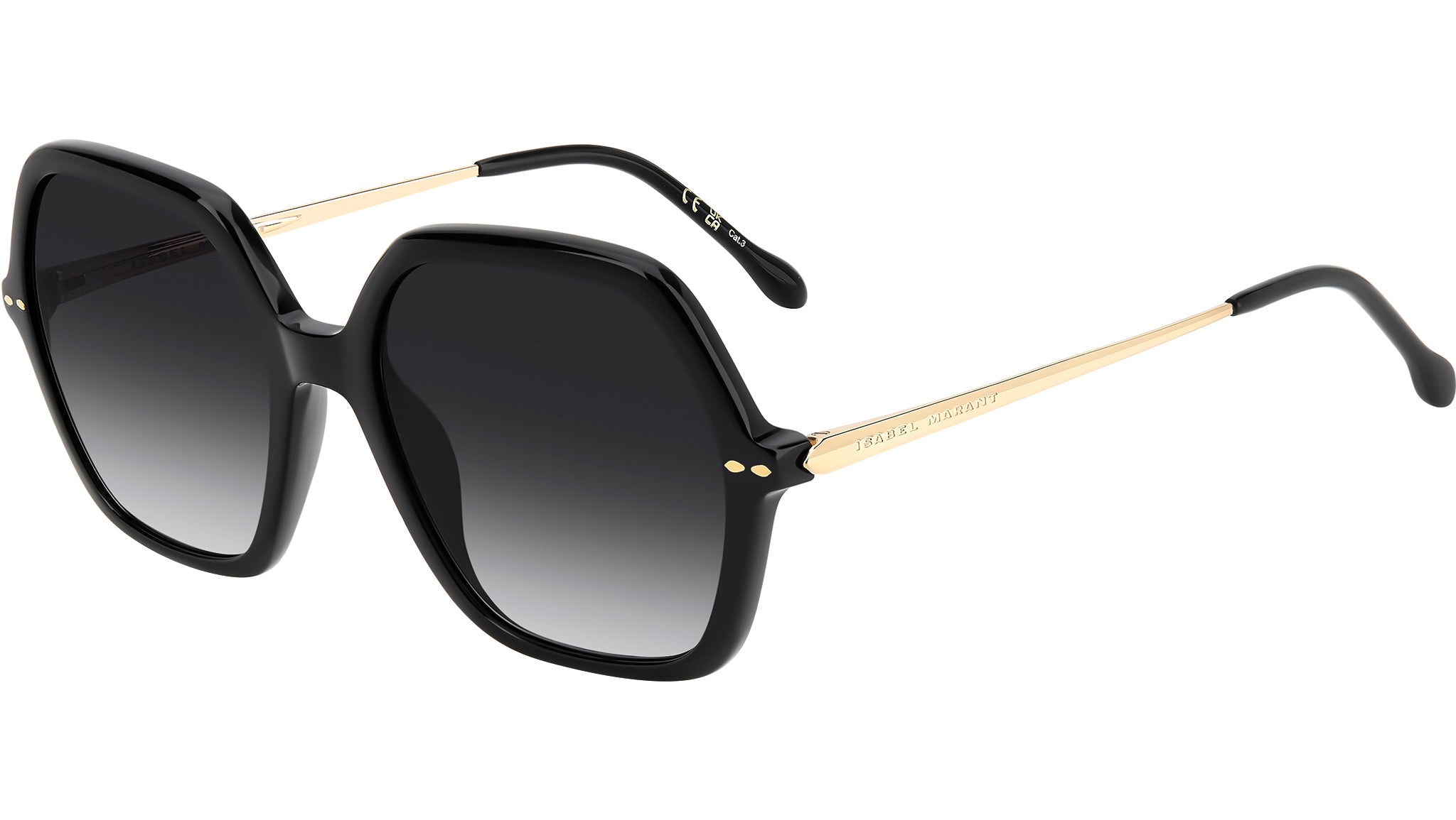 Isabel Marant Black and Gold Sunglasses Isabel Marant Sunglasses IM-0004-N-S 2M2IR main image 3