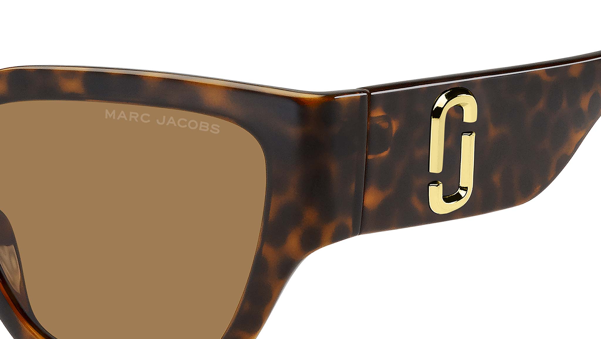 ✨Fashion Forward ⏩ ✨ Marc Jacobs Wrap Sunglasses Tortoise Gold/Brown Marc Jacobs MARC 724/S 086 70 Sunglasses Havana - eye-oo.com main image 2