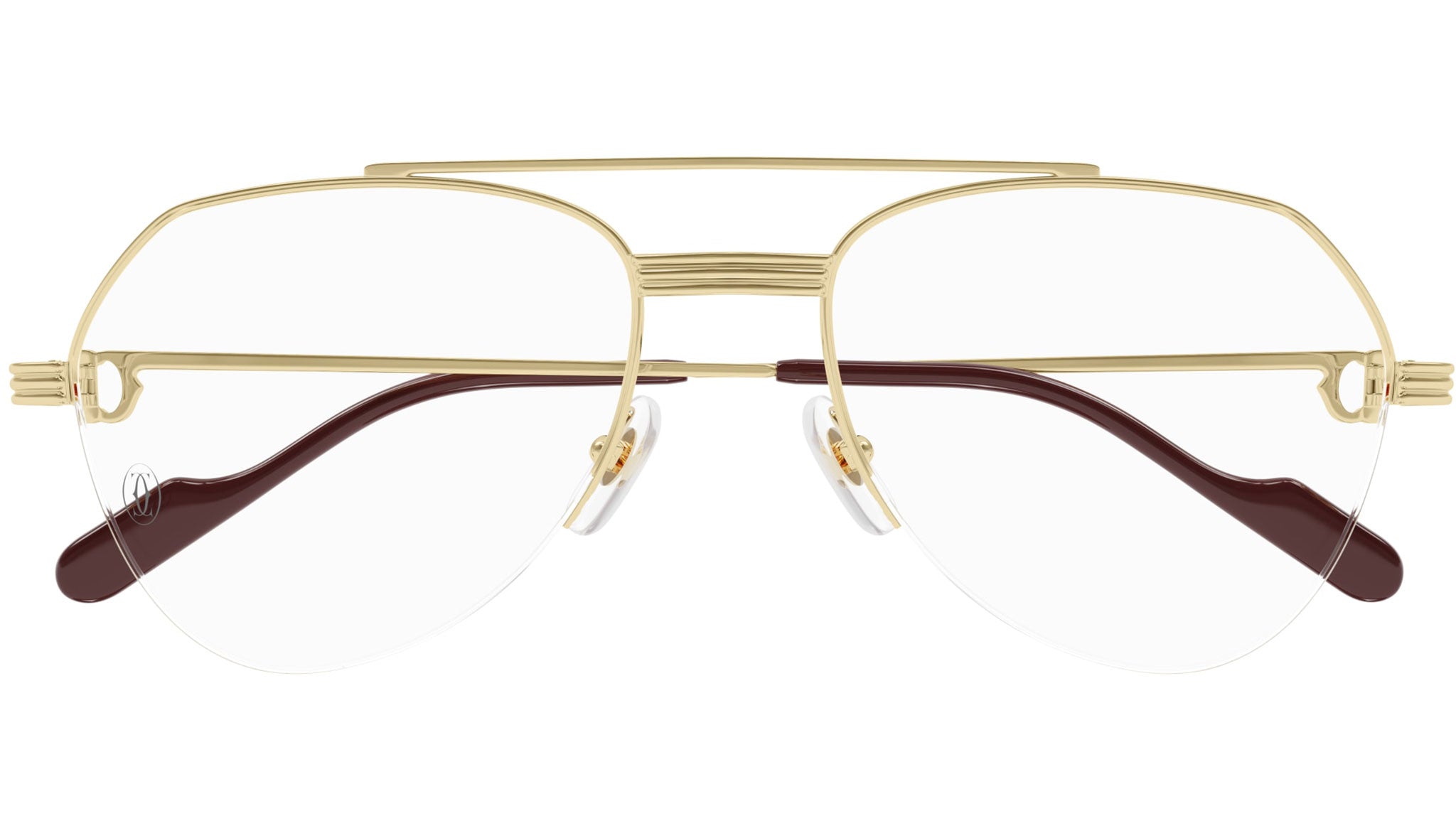 Cartier Première CT0409O Eyeglasses 001 Shiny Gold - eye-oo.com