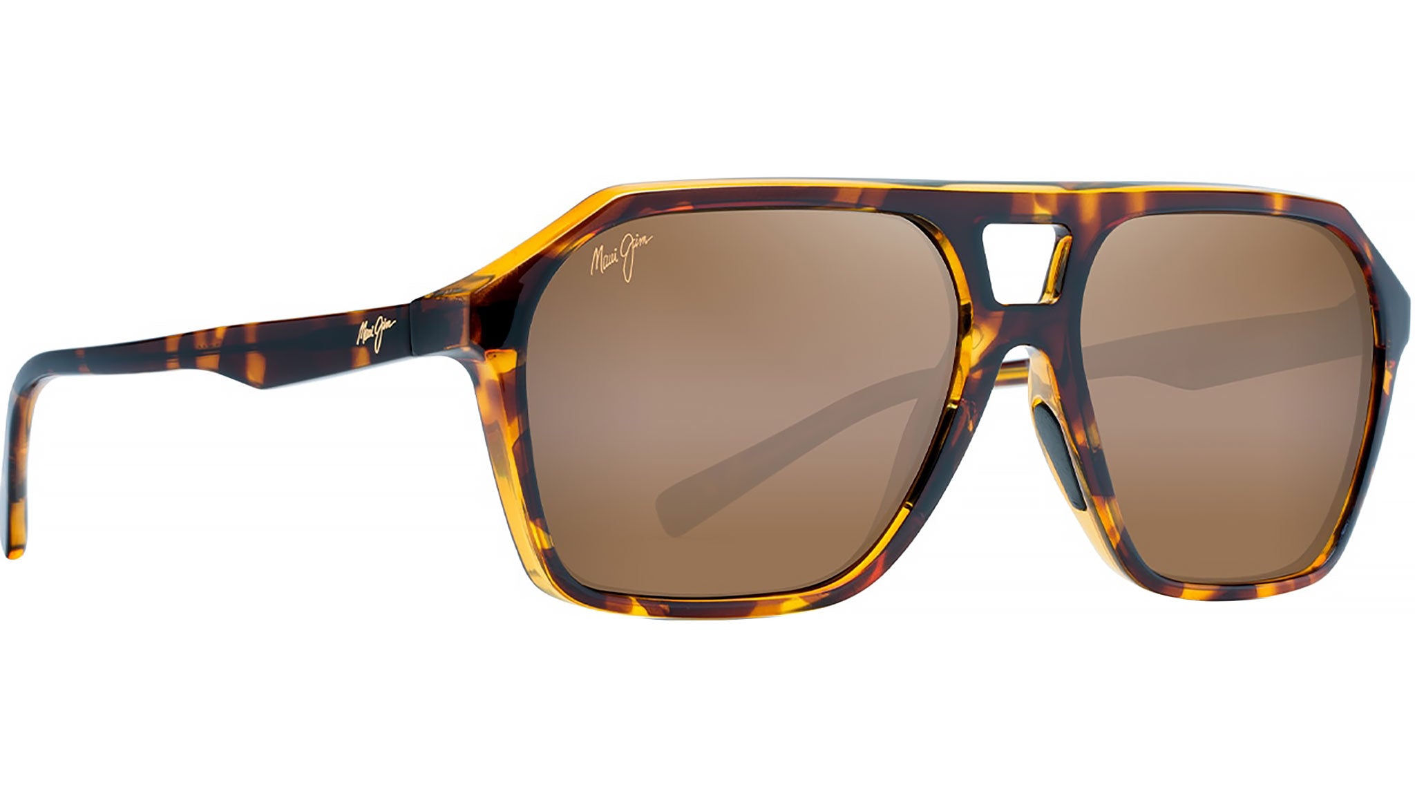 Maui Jim Wedges H880 10 Sunglasses Tortoise / Amber Interior 