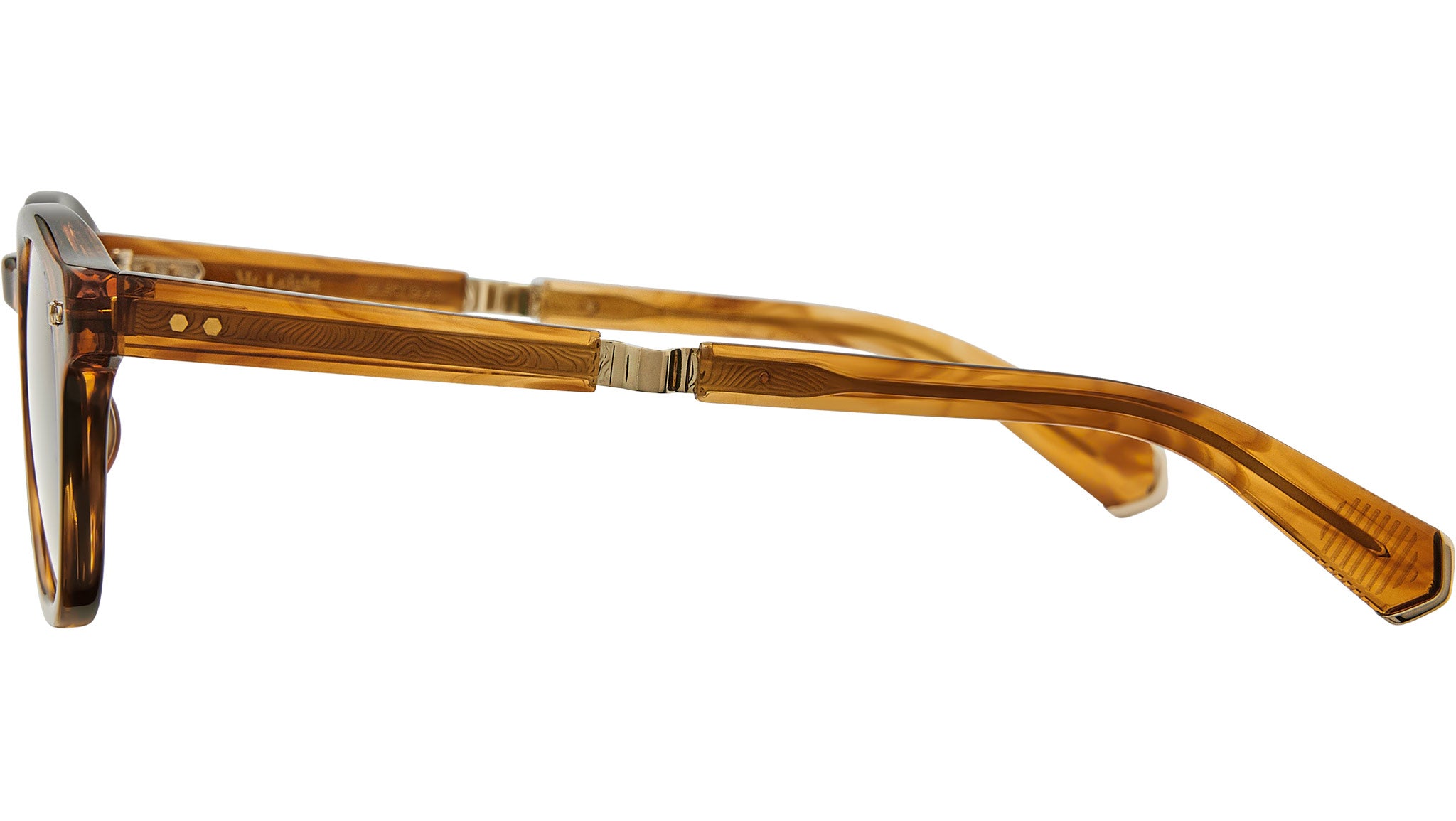 Mr. Leight James S Sunglasses Marbled Rye White Gold ML2050 MRRYE