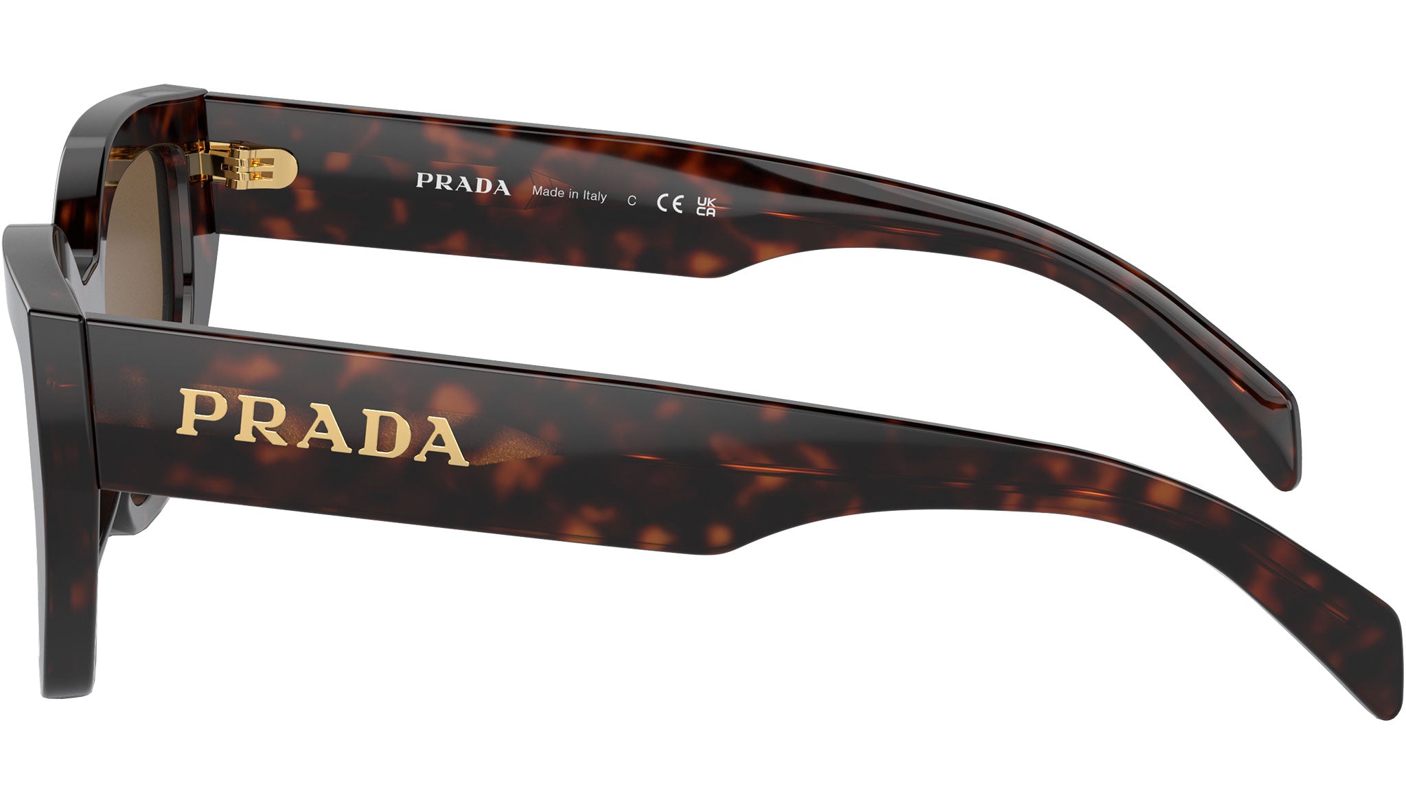 PRADA SPR19L 58/16 130 Women\'s Sunglasses Tortoise / Dark
Grey Lens ITALY Prada PR A09S Sunglasses 16N5Y1 Tortoise - eye-oo.com main image 2