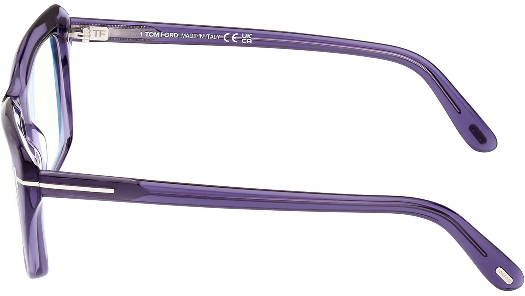 Tom Ford FT5894-B Optical Frame 081 Shiny Violet - eye-oo.com display picture 2