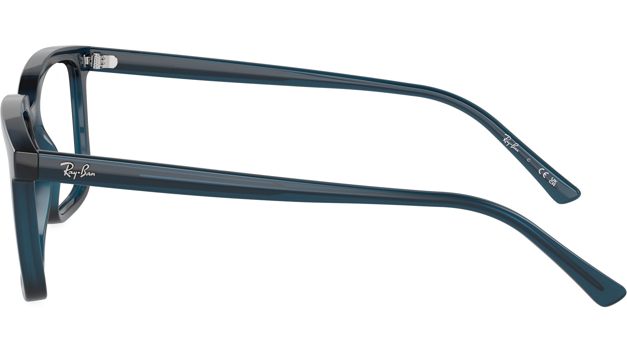 Alain RB7239 Ray-Ban Glasses 8256 Opal Dark Blue - eye-oo.com