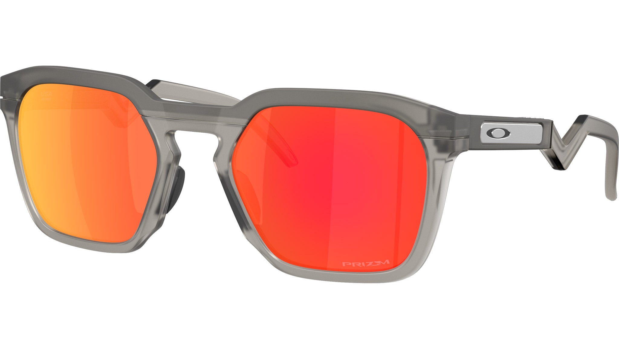 Oakley HSTN SQ Sunglasses OO9533 02 Matte Grey Smoke - eye-oo.com