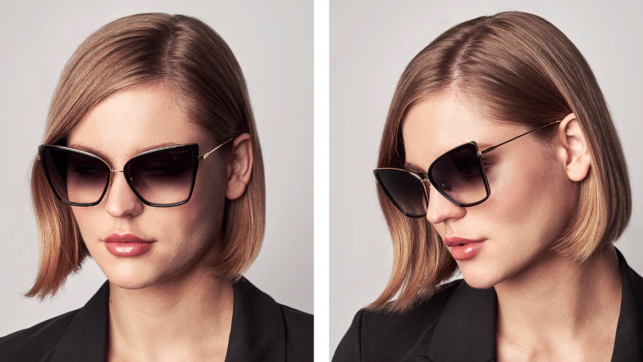 Dita Sunbird 21013 Sunglasses A Black Gold - eye-oo.com display picture 2
