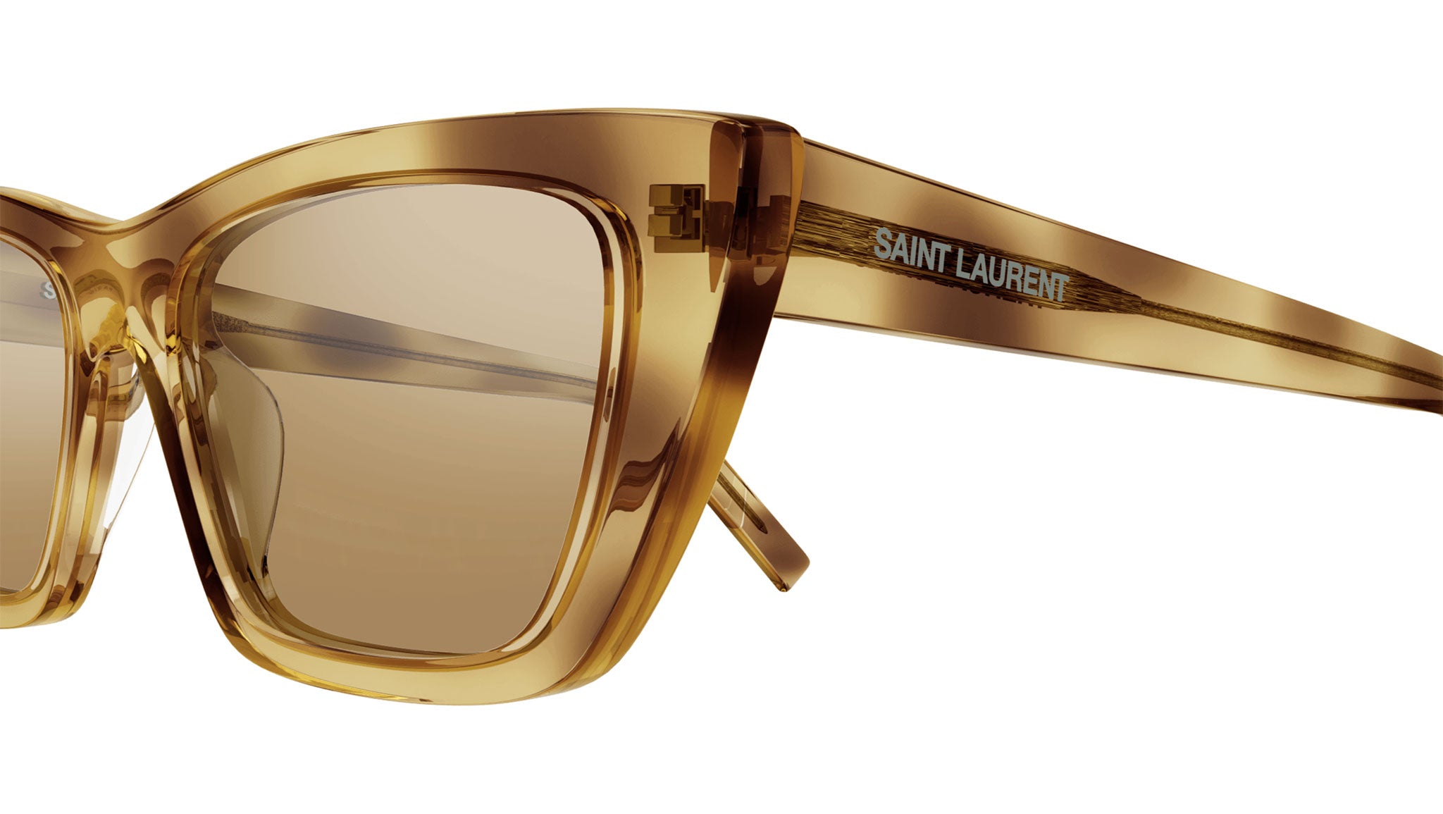 Saint Laurent SL 276 Mica 022 Yellow Havana Sunglasses - eye-oo.com