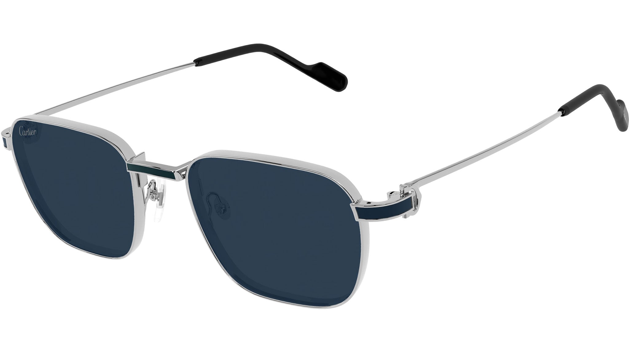 ス*)様 Cartier9号 Cartier CT0497S 009 Sunglasses Shiny Platinum - eye-oo.com