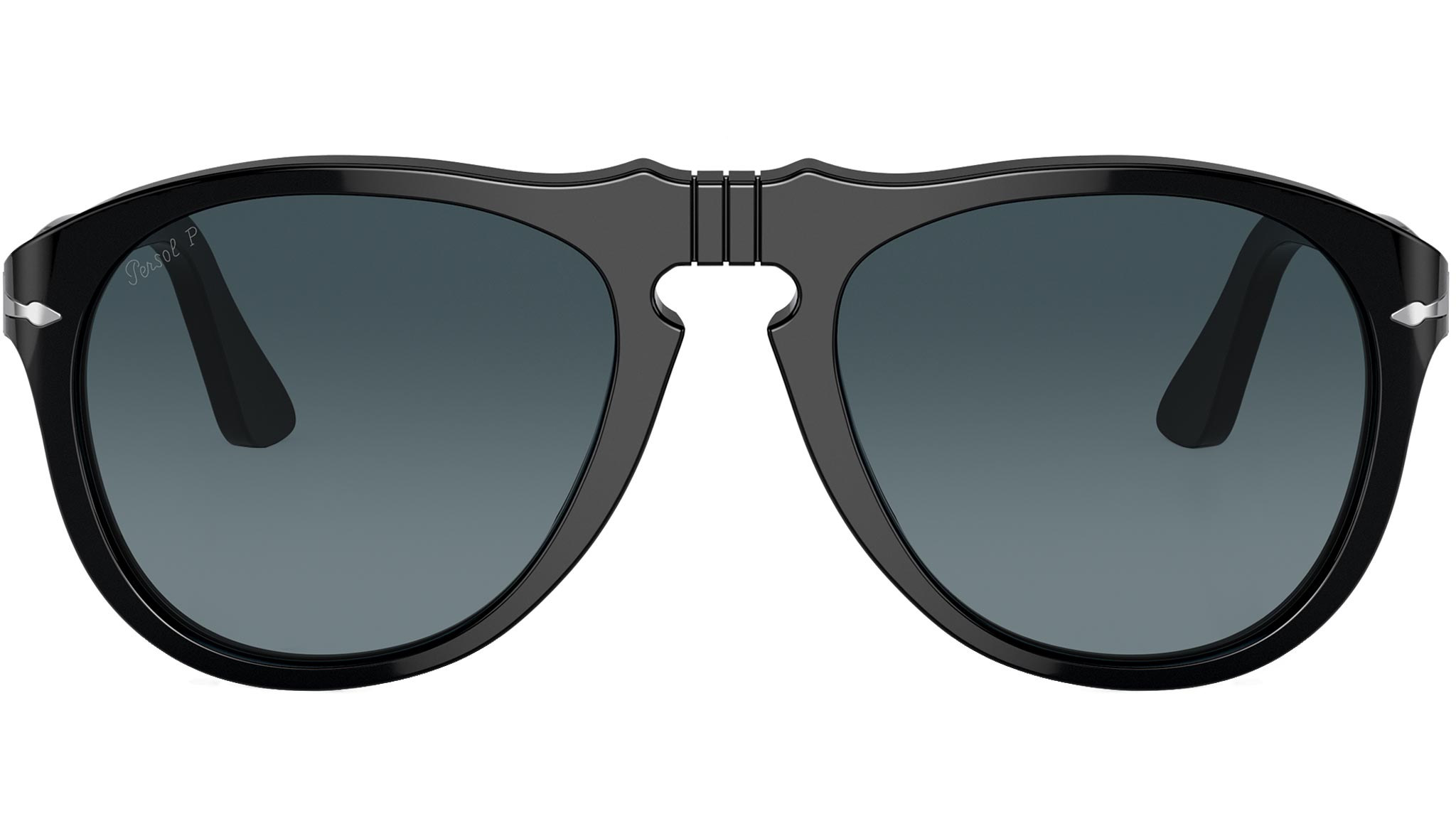 Persol Sunglasses PO0649 Black 95/S3 Blue Lens - eye-oo.com display picture 1