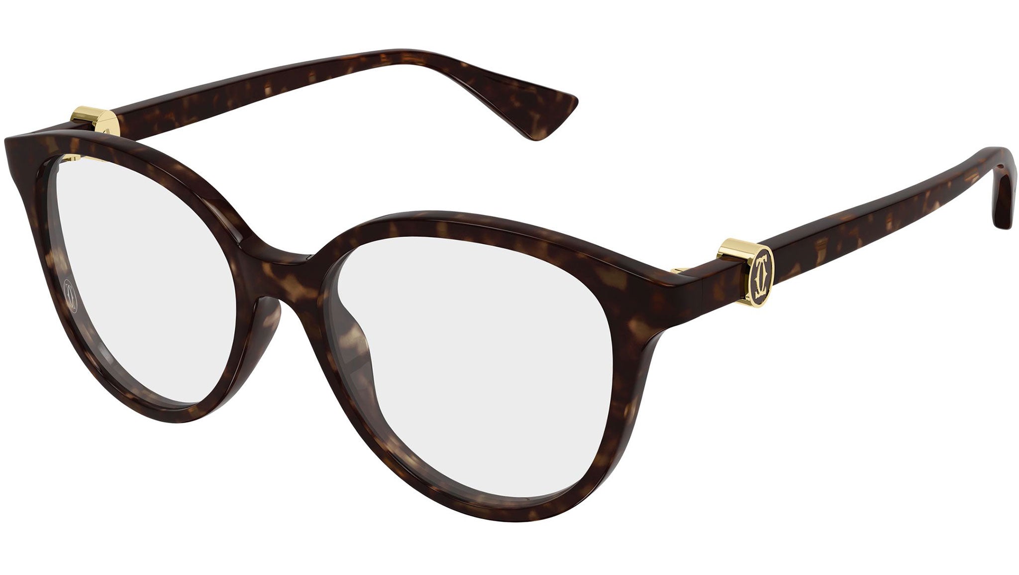Cartier CT0643O Eyeglasses 002 Dark Havana - eye-oo.com