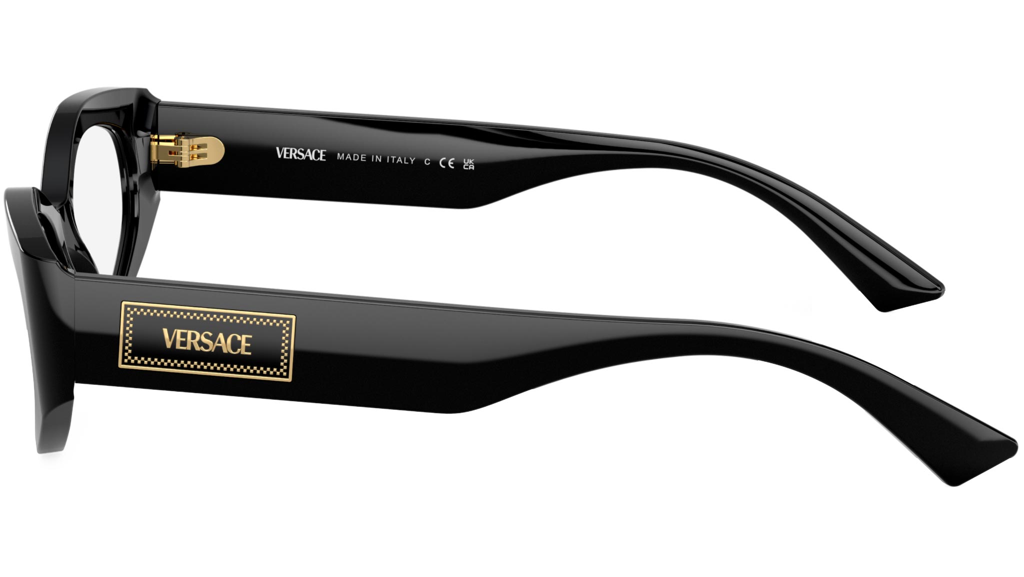 ?️ New Versace VE3369 GB1 53mm Eyeglasses - Black Frame VERSACE VE3369 GB1 Black 53mm Eyeglasses New Authentic | eBay main image 4