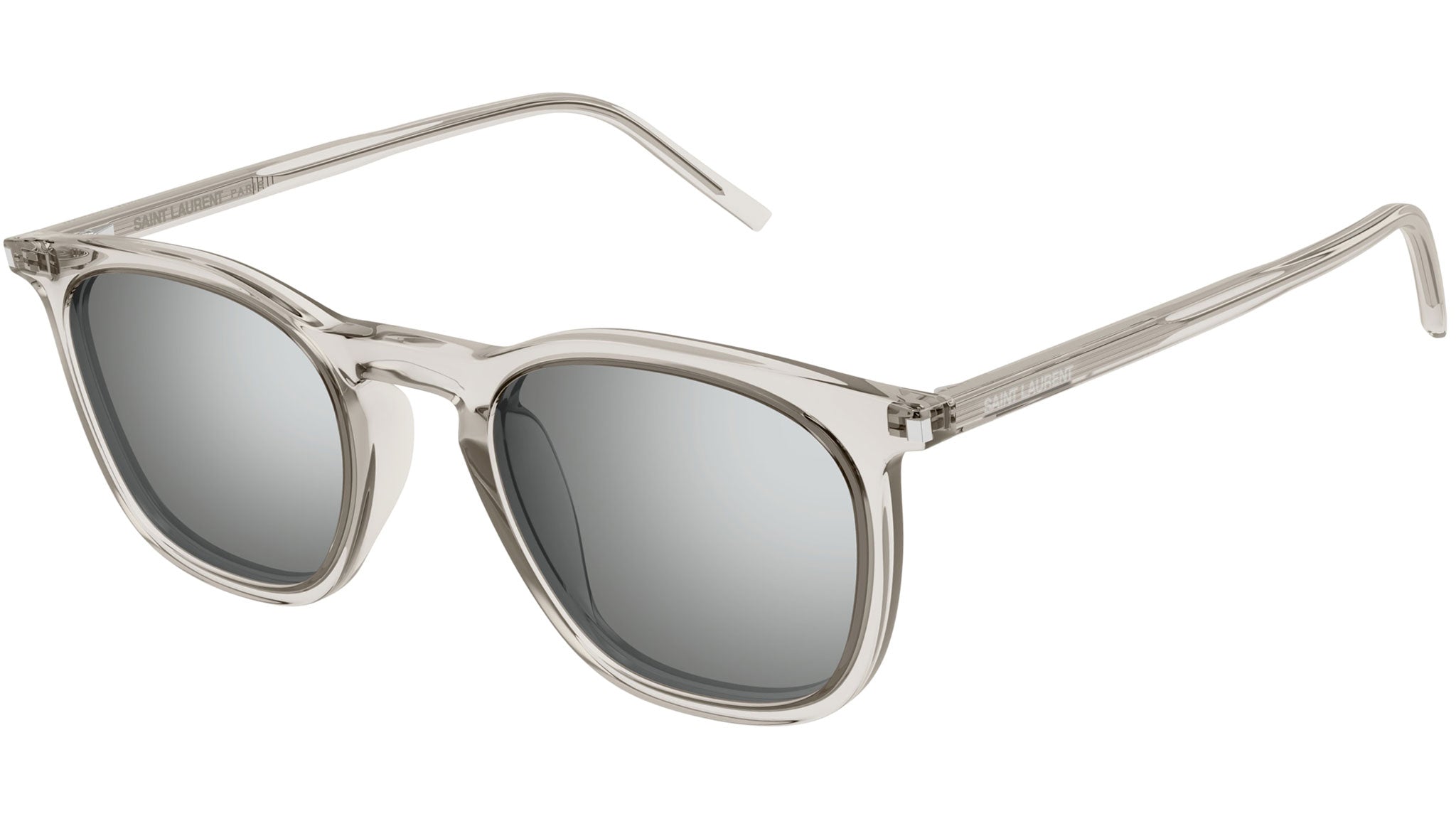 Saint Laurent SL 623 Sunglasses 004 Transparent Beige - eye-oo.com