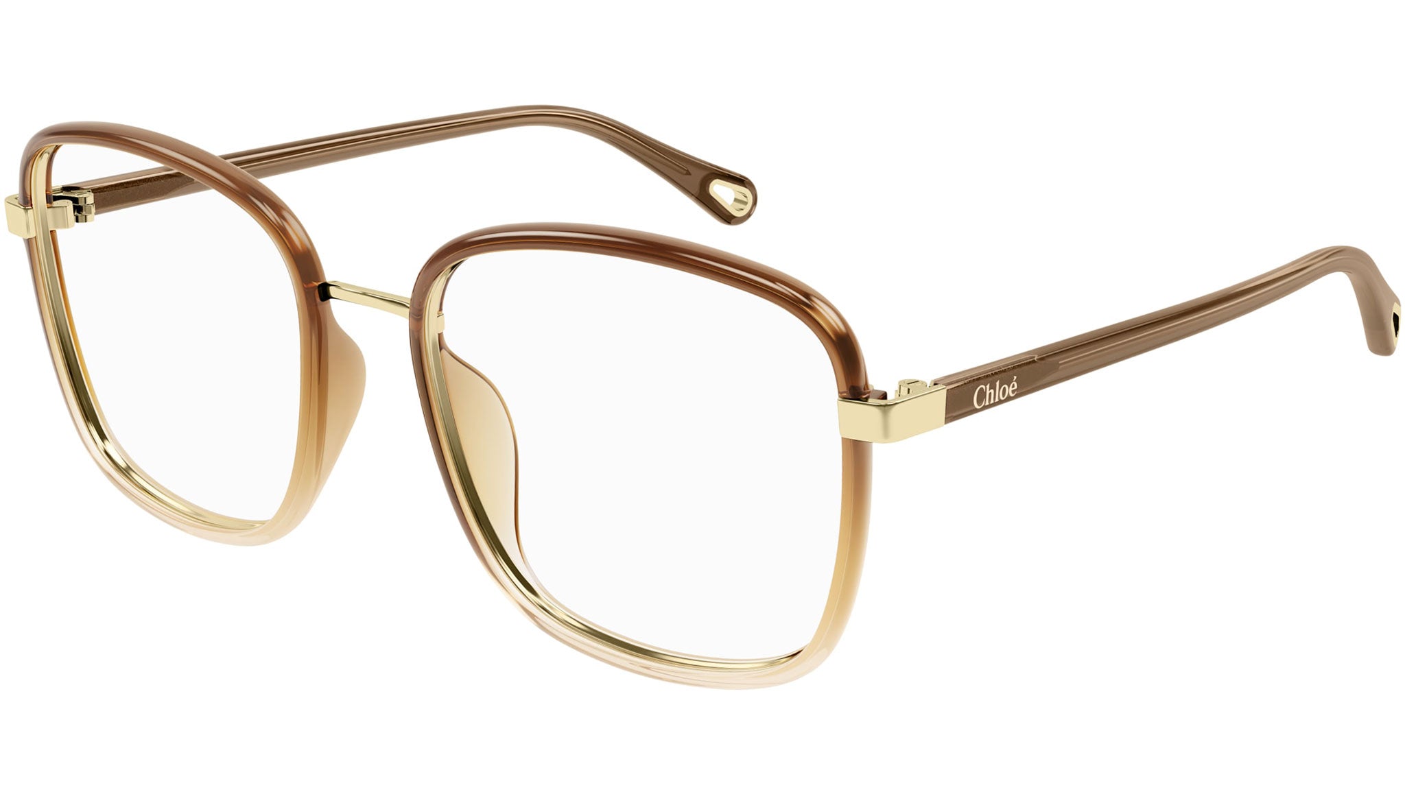 Chloé CH0034O 014 Eyeglasses Beige Brown - eye-oo.com display picture 1