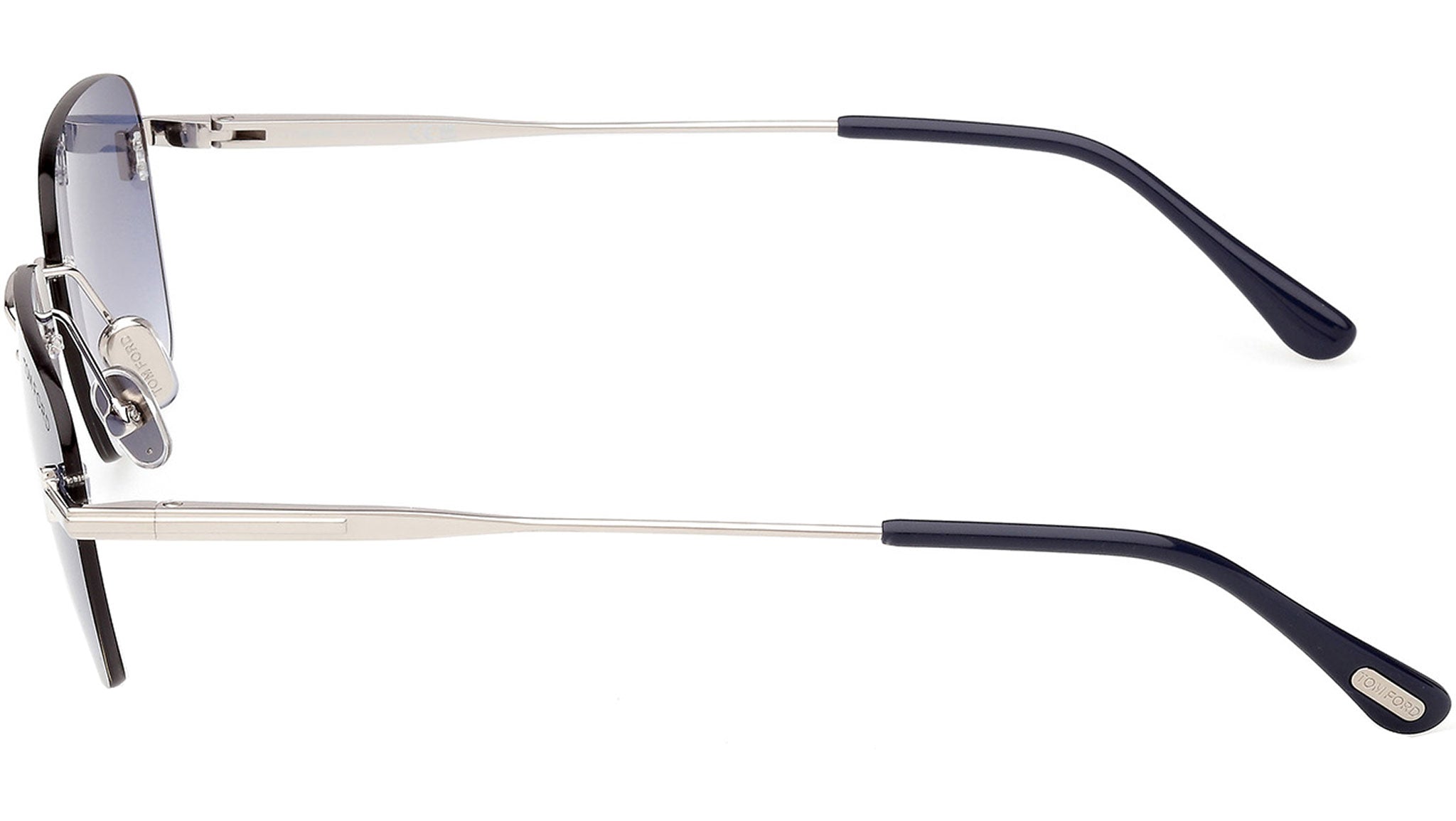 Tom Ford Jake-02 Sunglasses FT1354 16W Shiny Palladium - eye-oo.com