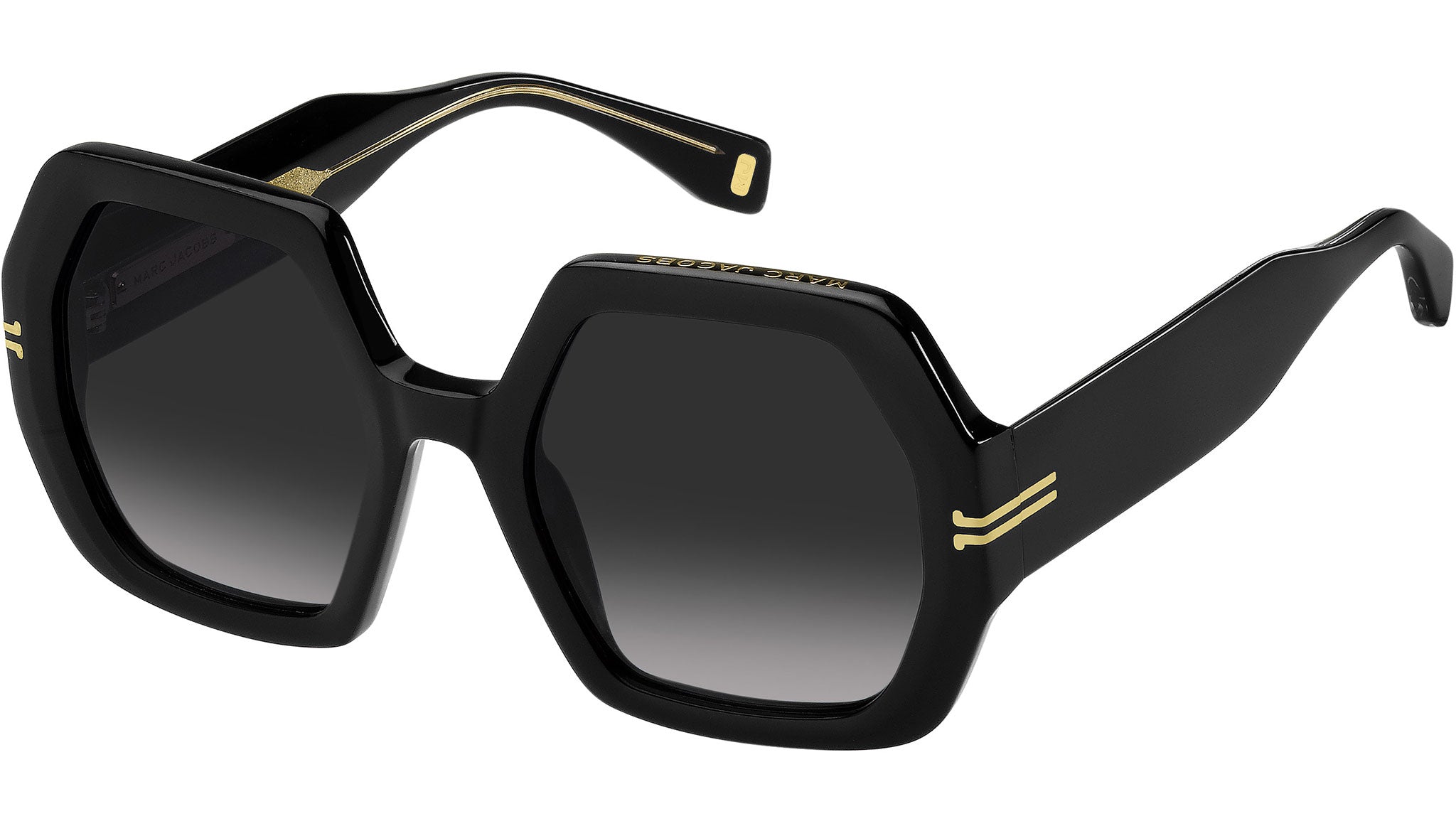 Marc Jacobs Black Oversized Square Sunglasses Marc Jacobs Women Black Square Sunglasses MJ1034S-0RHL-9O  main image 4