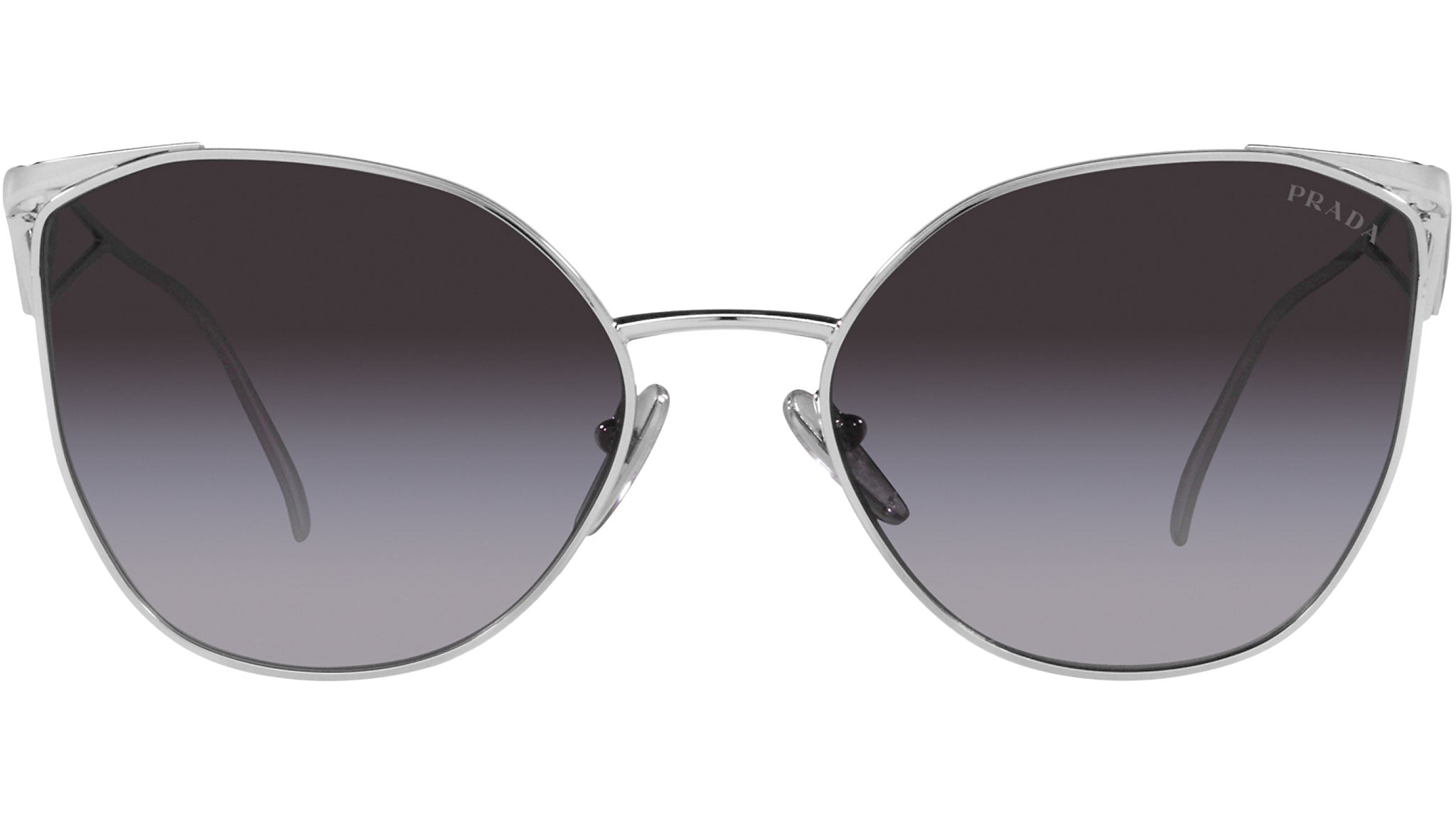 Prada PR 50ZS 1BC09S Sunglasses Silver - eye-oo.com