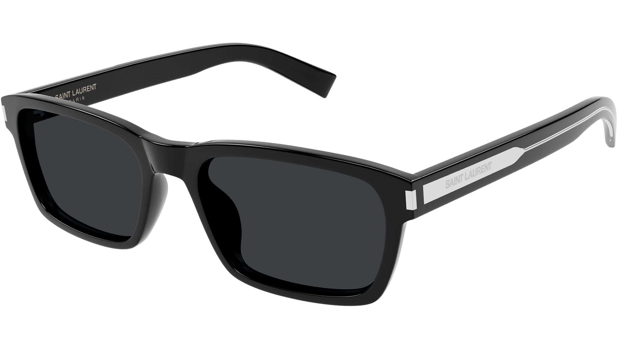 SL 662 Saint Laurent Sunglasses 001 Shiny Black - eye-oo.com