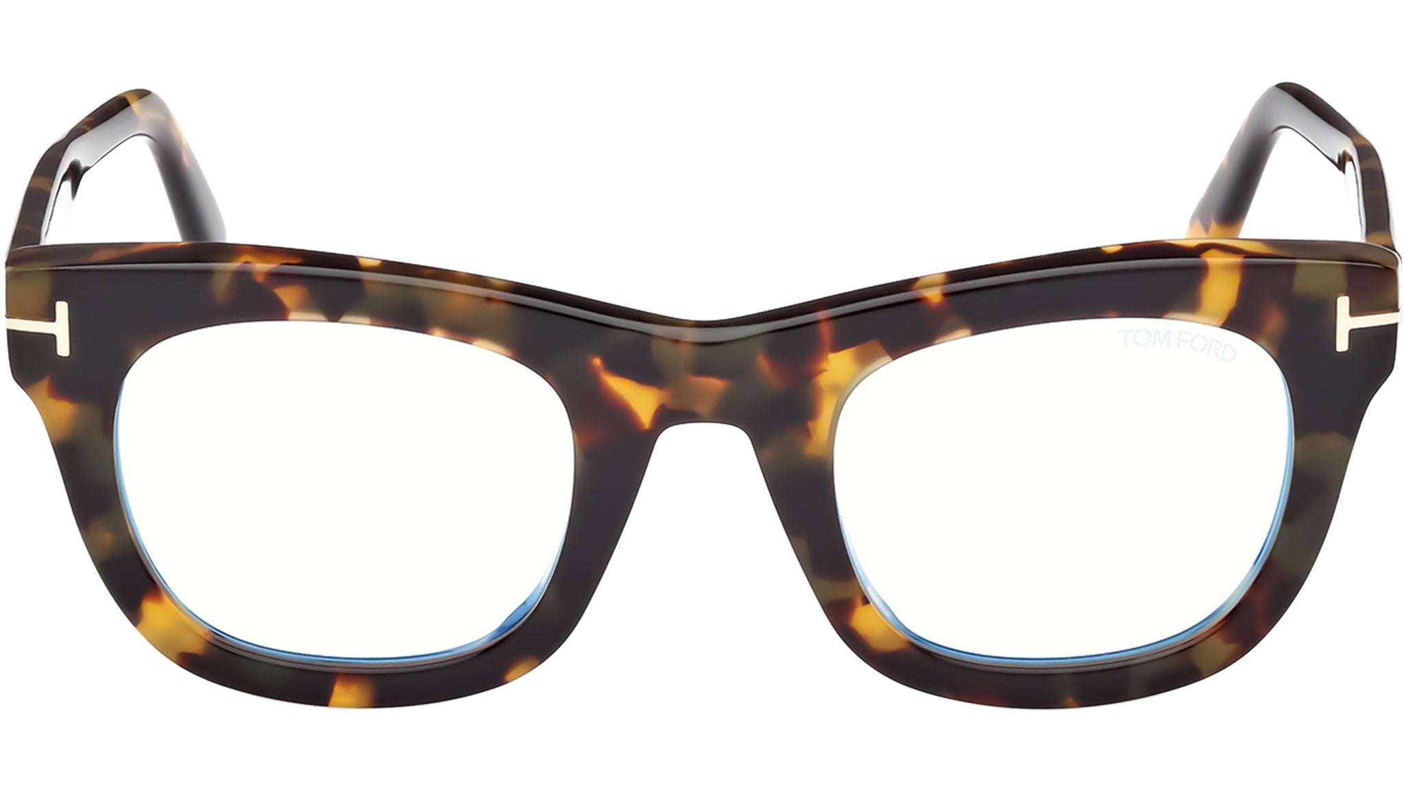 Tom Ford FT5872-B Optical Frame 055 Spotted Havana - eye-oo.com