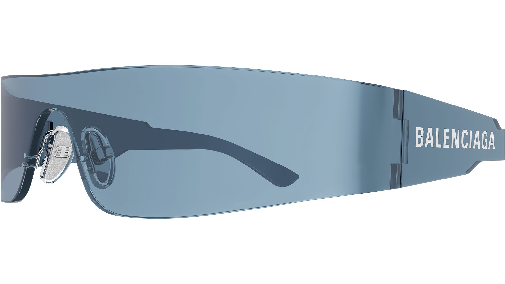 Balenciaga BB0041S 014 Blue Sunglasses - eye-oo.com display picture 2