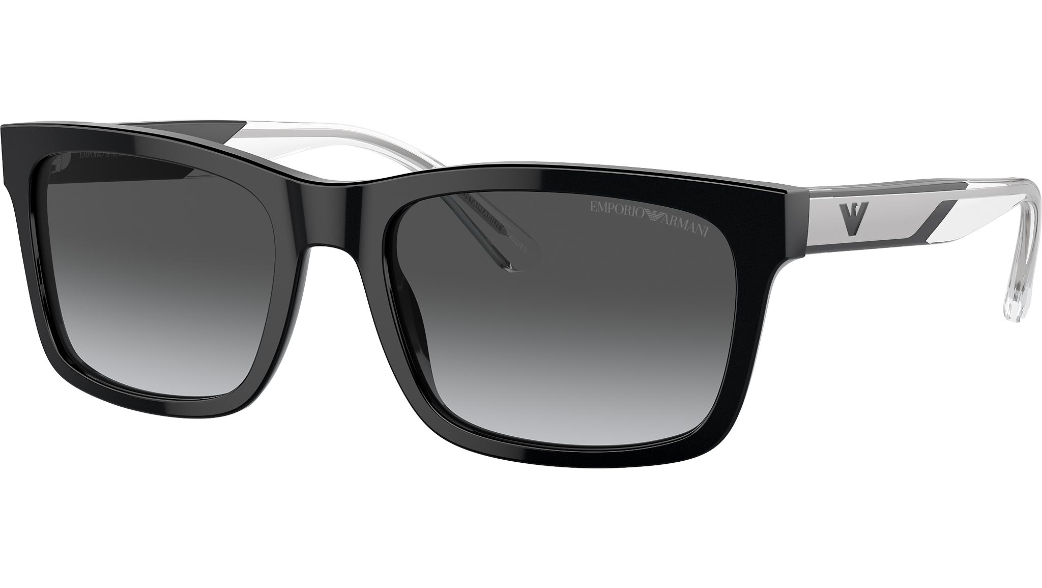 Emporio Armani EA4224 Sunglasses 5017T3 Black - eye-oo.com