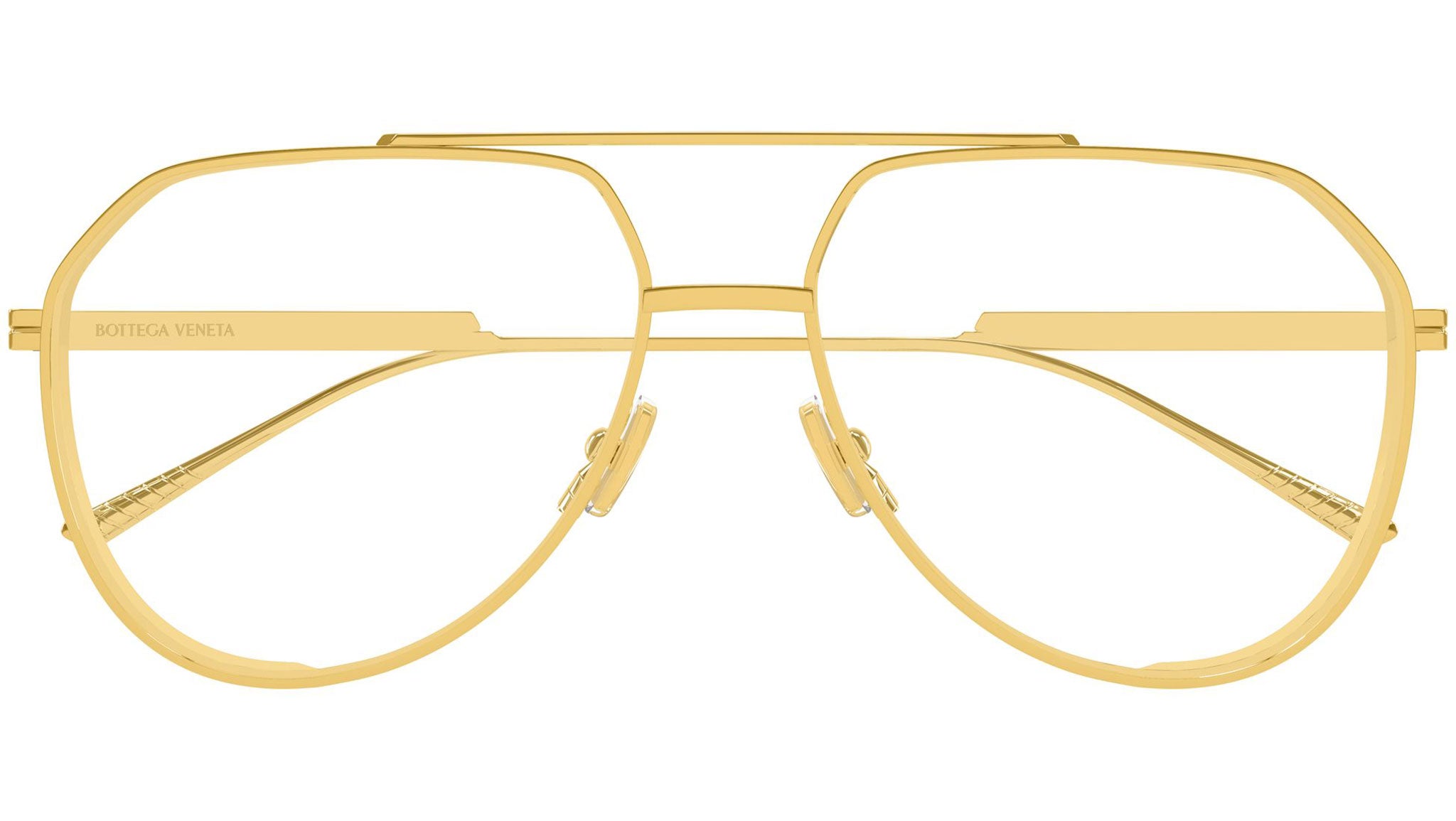 Bottega Veneta BV1465S 001 Aviator Sunglasses - Gold / Grey Bottega Veneta BV1465S 001 Sunglasses - Pretavoir main image 2