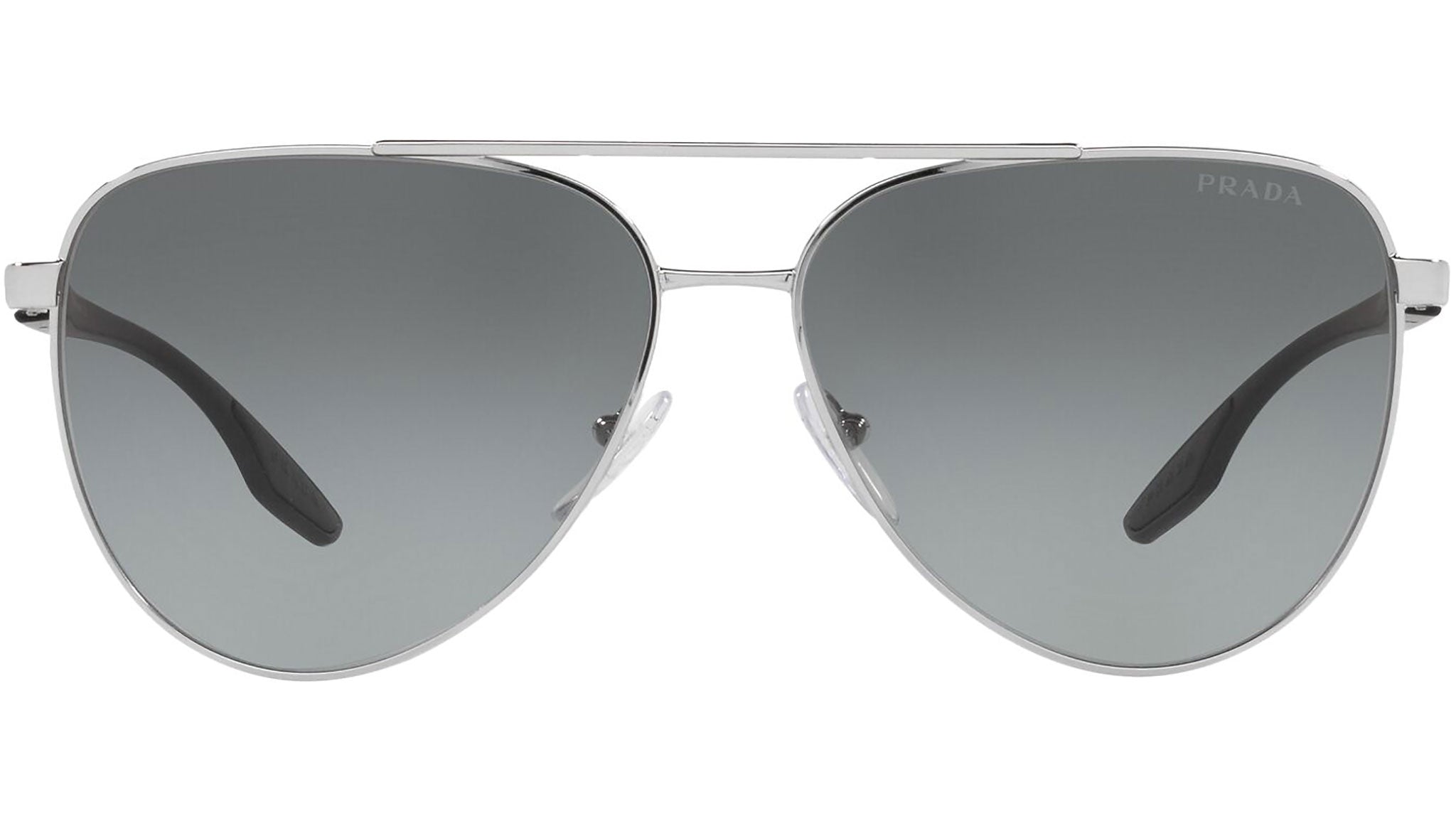 Prada Linea Rossa Sunglasses PS 52WS 1BC08O Silver - eye-oo.com
