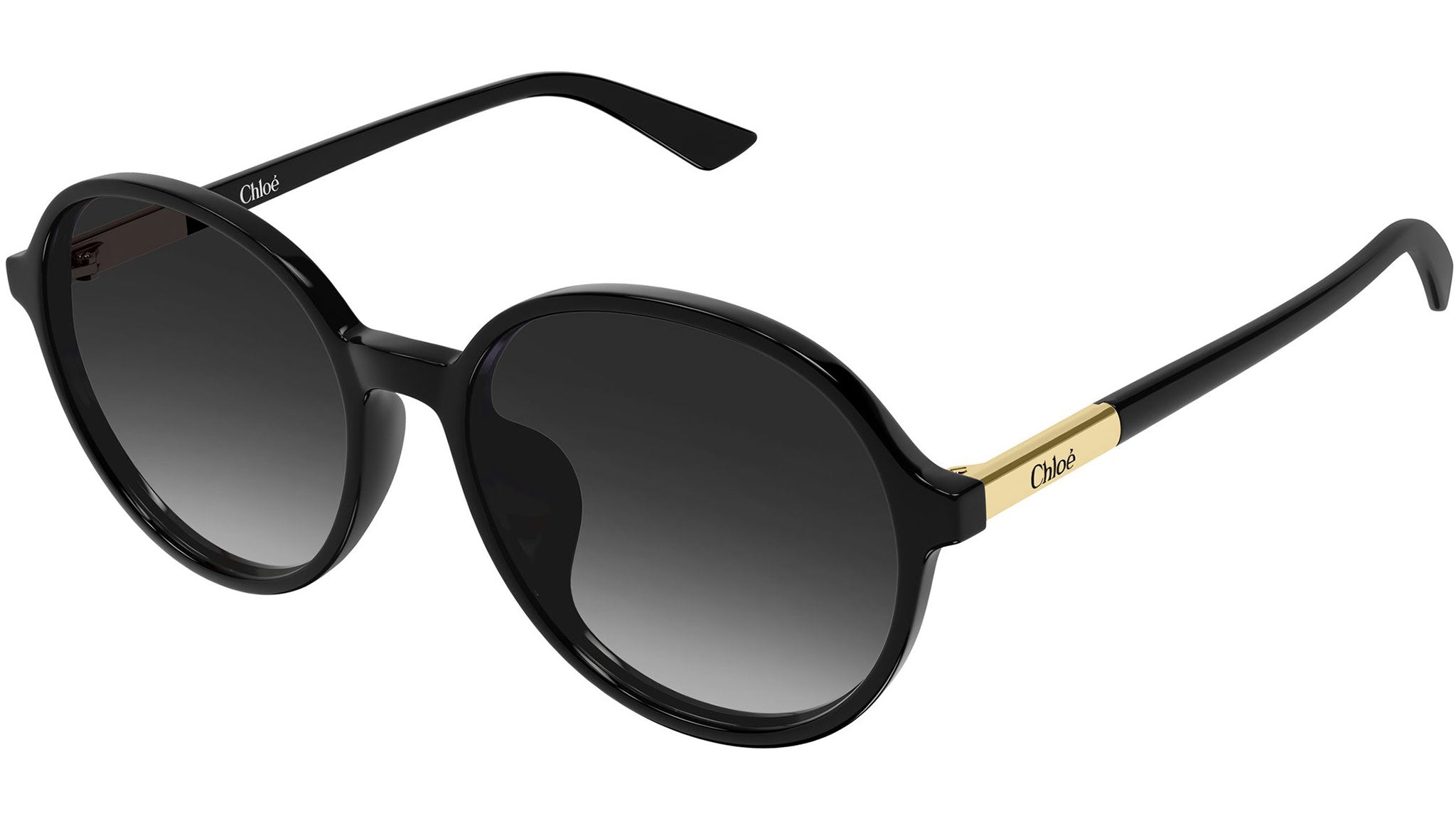 Chloe ゴーグル CH0365SK Chloé Panthos Sunglasses 001 Black Gradient Grey - eye-oo.com