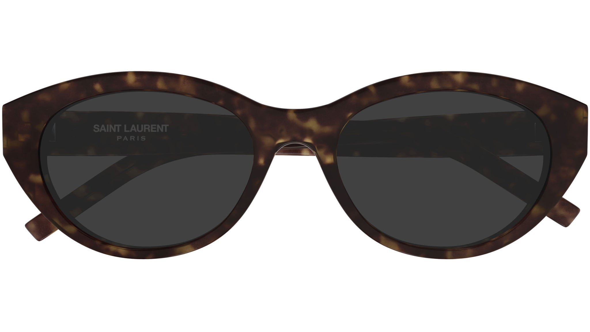 Saint Laurent SL M148 002 Oval Sunglasses Havana - eye-oo.com