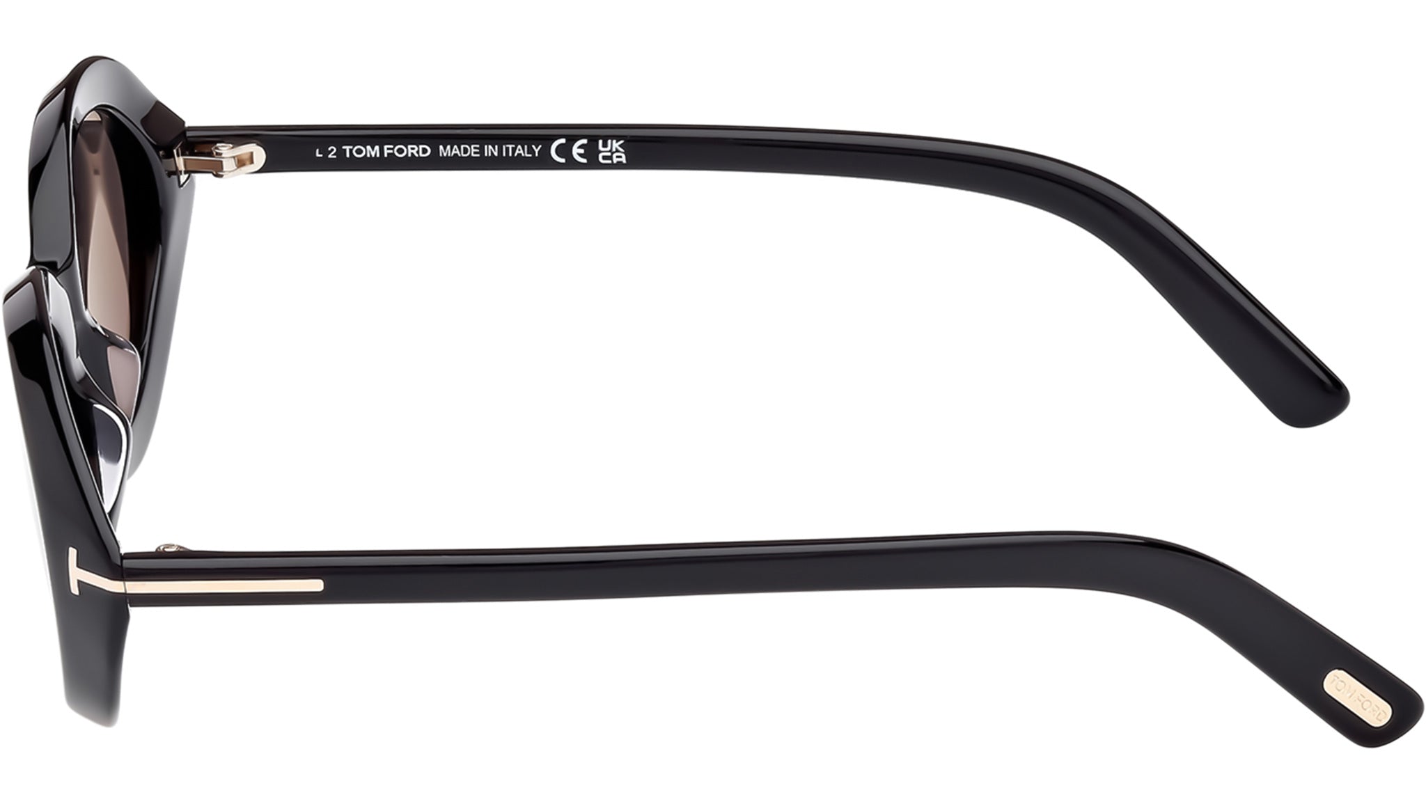 Tom Ford Carmen Sunglasses FT1186 01A Shiny Black - eye-oo.com