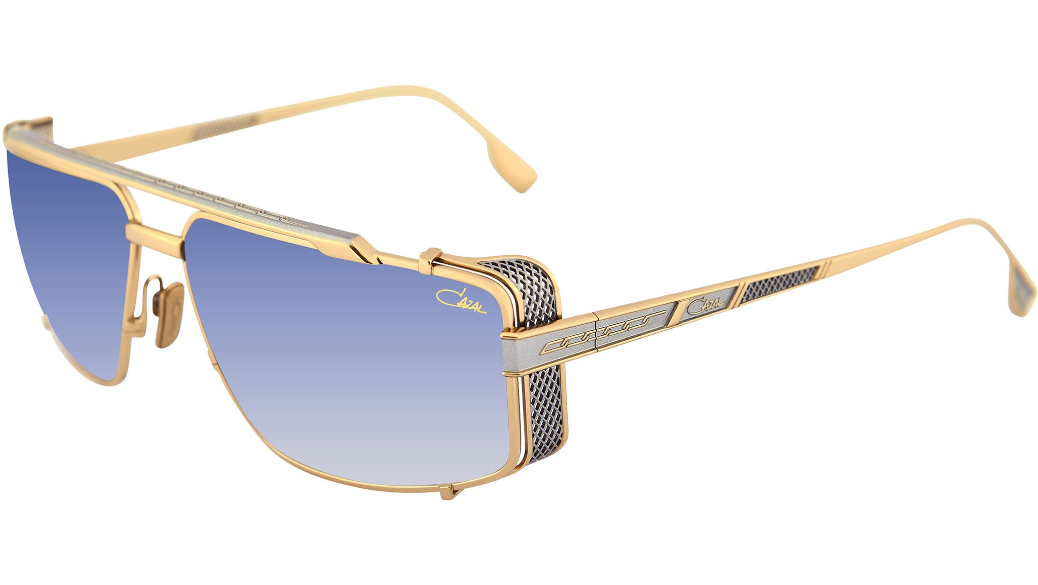 Cazal Model 756/3 Sunglasses 003 Gold and Silver - eye-oo.com
