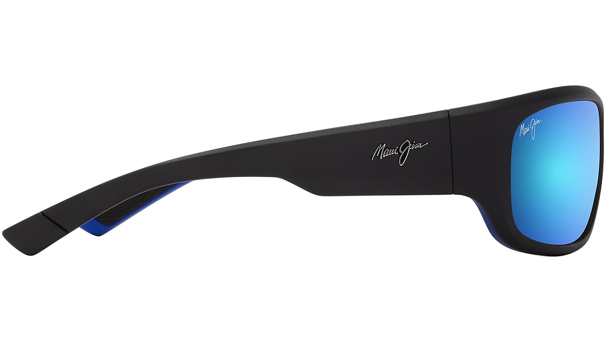 Maui Jim Maukele B682 02A Sunglasses Matte Black Blue Polarized