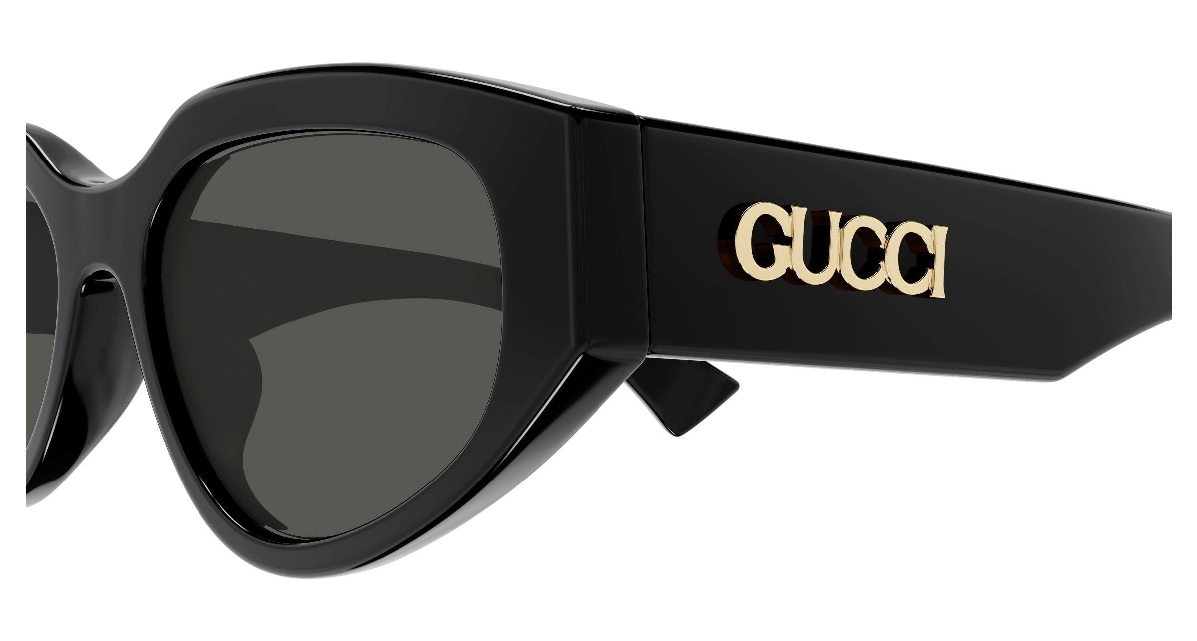 Gucci GG1845SA 001 Cat Eye Sunglasses Black - eye-oo.com