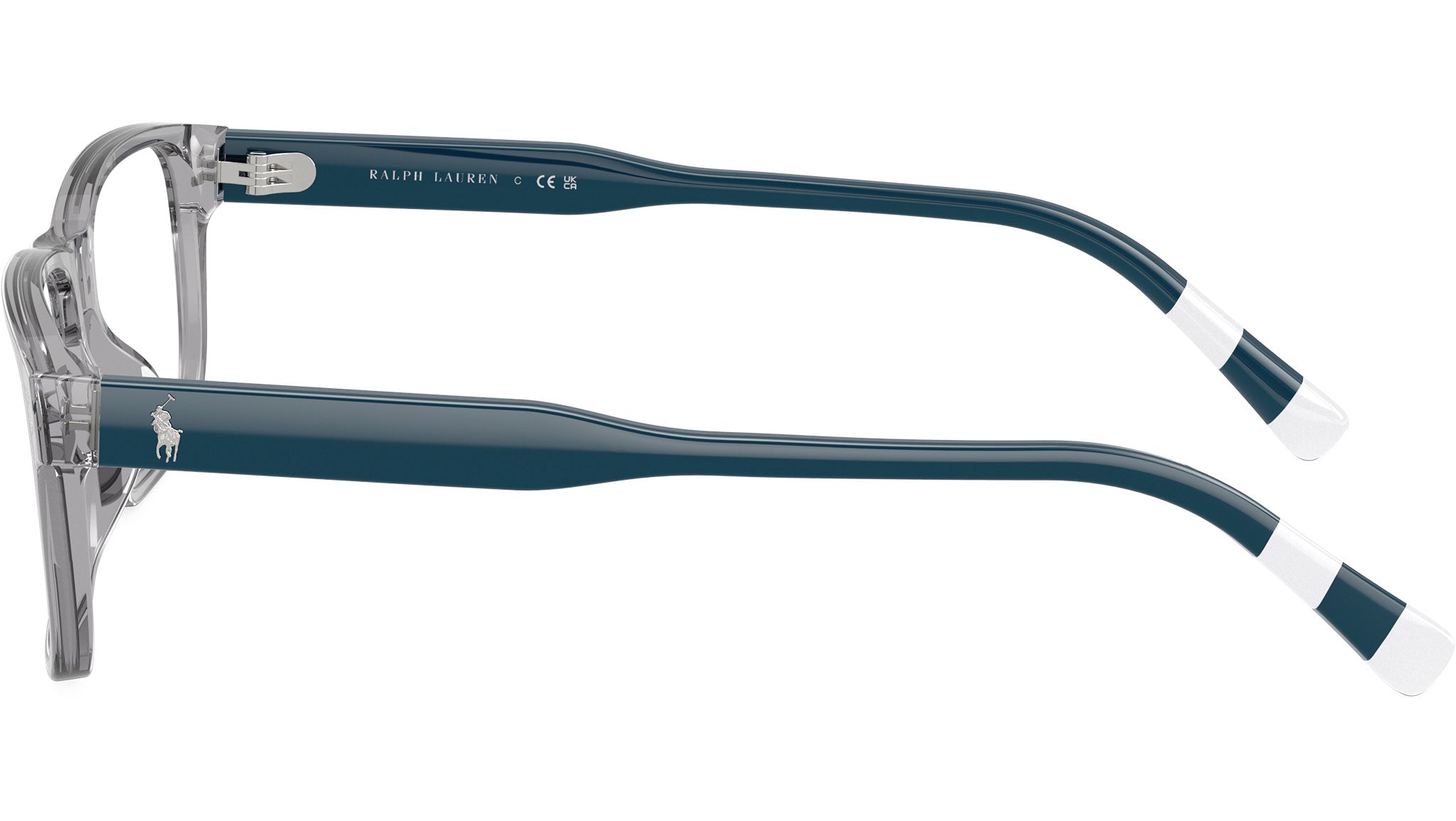 Polo PH2302U Glasses 6317 Shiny Transparent Grey - eye-oo.com