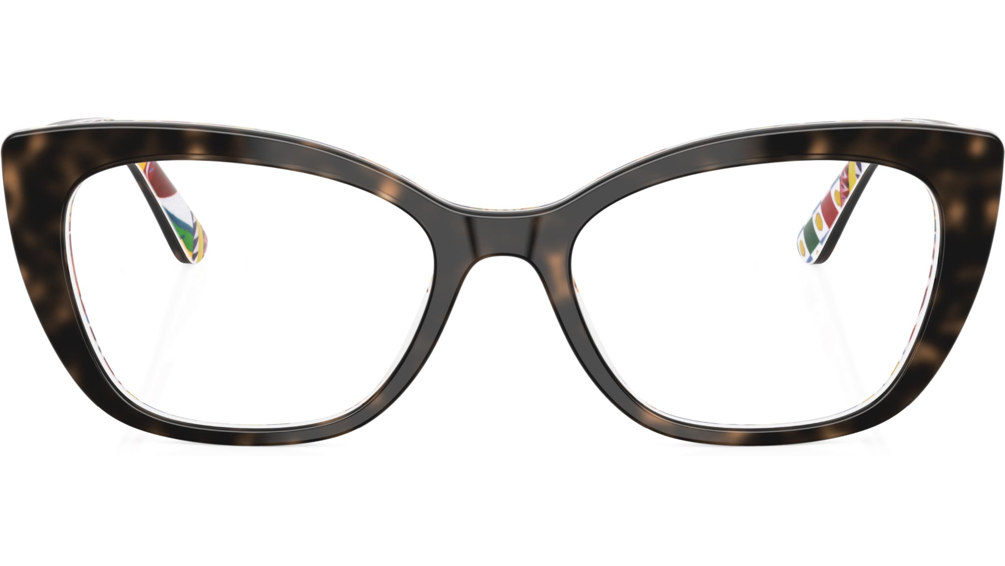 Dolce & Gabbana DG3398 Optical Frame 3217 Havana White - eye-oo.com