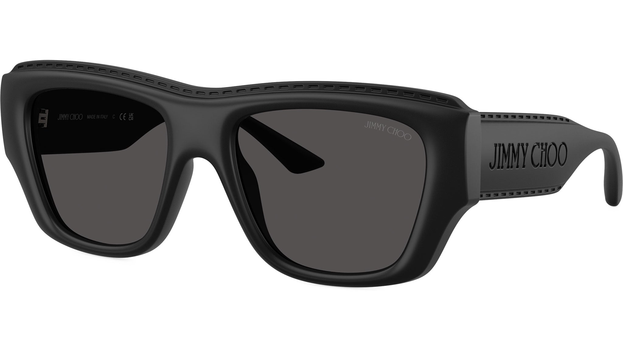 JC6003U Jimmy Choo Sunglasses 500187 Matte Black - eye-oo.com