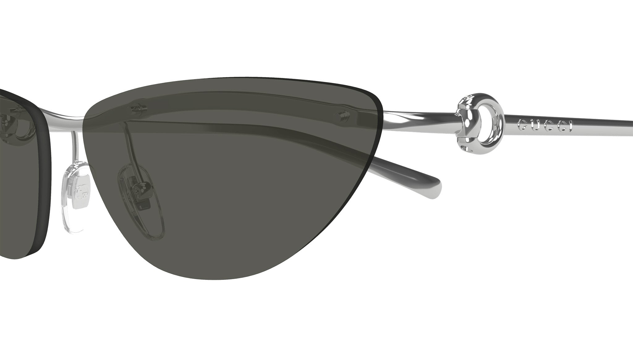 Gucci Sunglasses GG1701S 001 Silver Shiny Silver - eye-oo.com