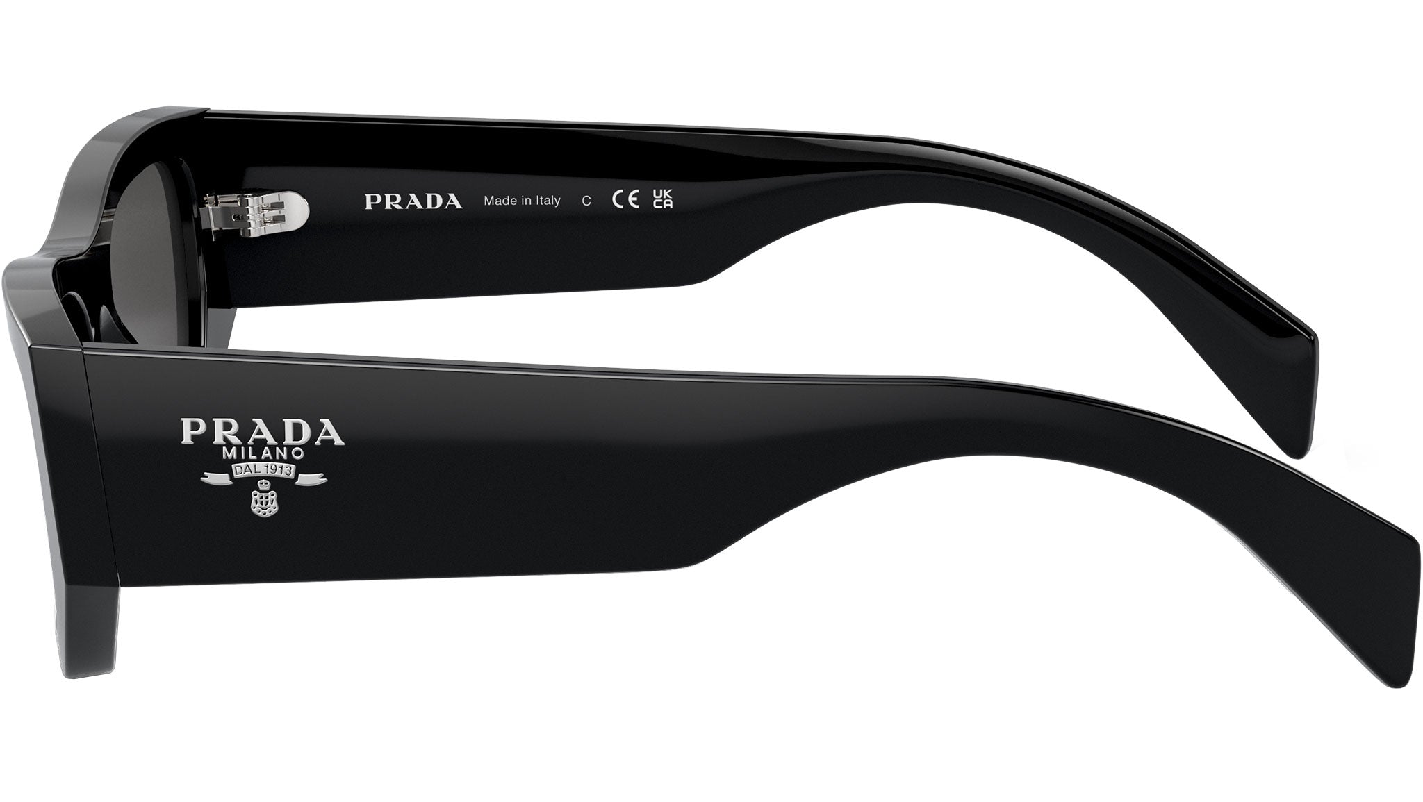 prada goggle glasses Prada Black Sunglasses PR A01S