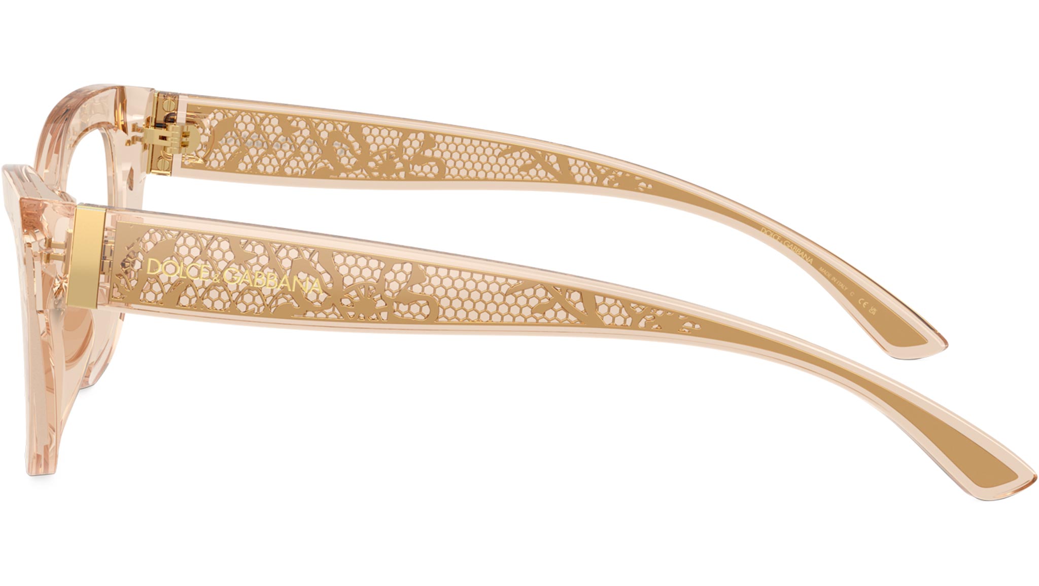Dolce & Gabbana DG 3412 Glasses 3432 Transparent Camel - eye-oo.com Dolce & Gabbana DG 3412 Glasses 3432 Transparent Camel - eye-oo.com