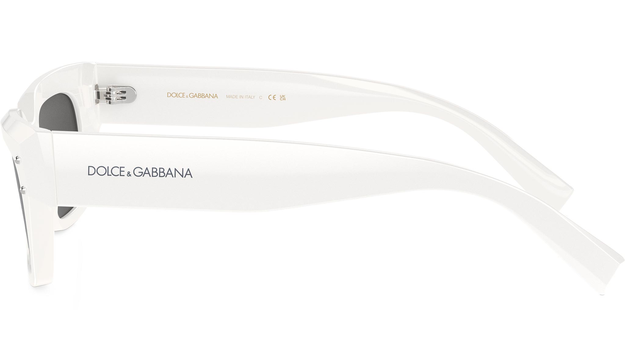 Unisex Dolce & Gabbana New White Sunglasses Amazon.com: Sunglasses Dolce & Gabbana DG 6177 331287 White  main image 4