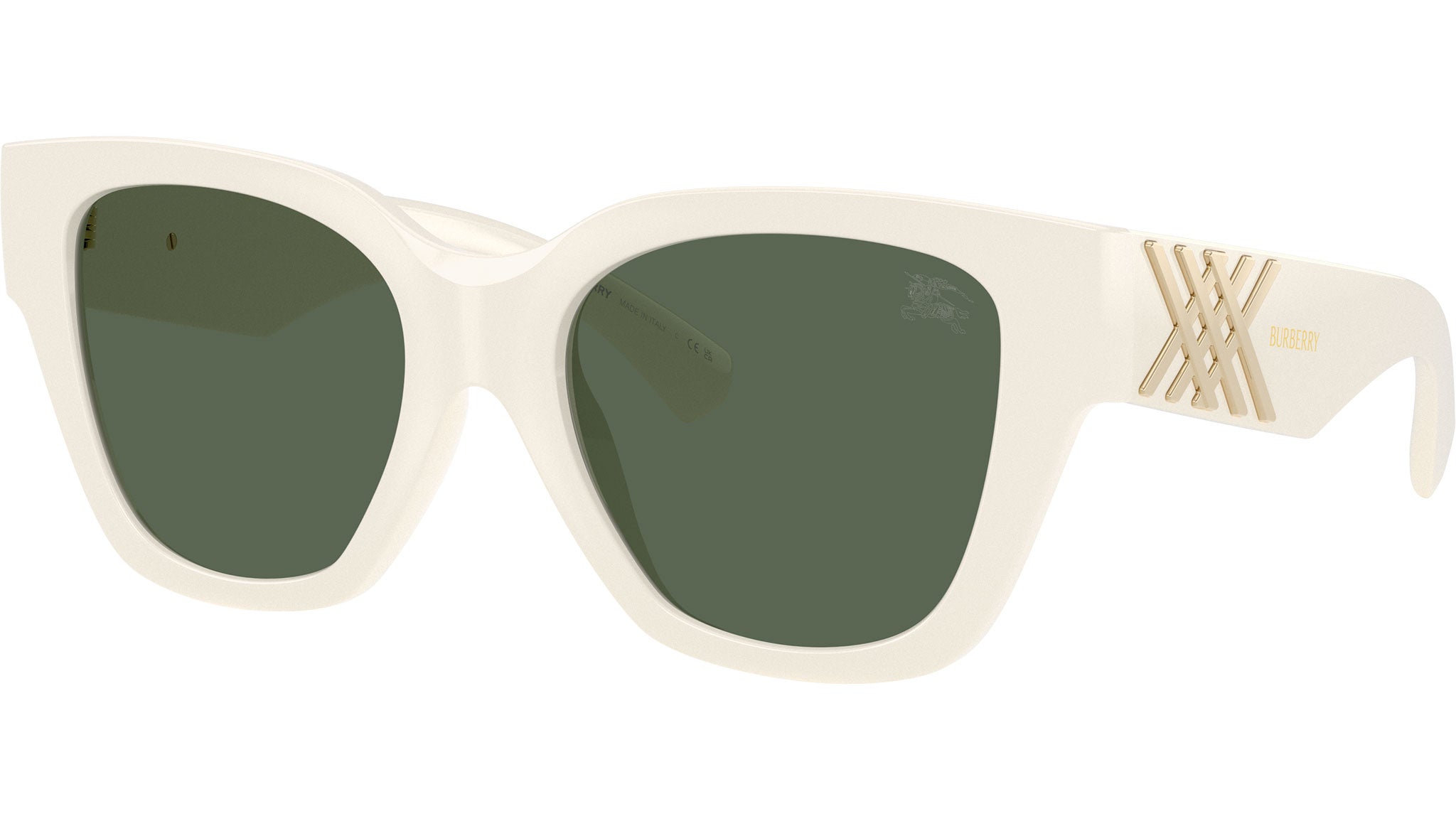 Burberry BE4489U Sunglasses 421871 White - eye-oo.com