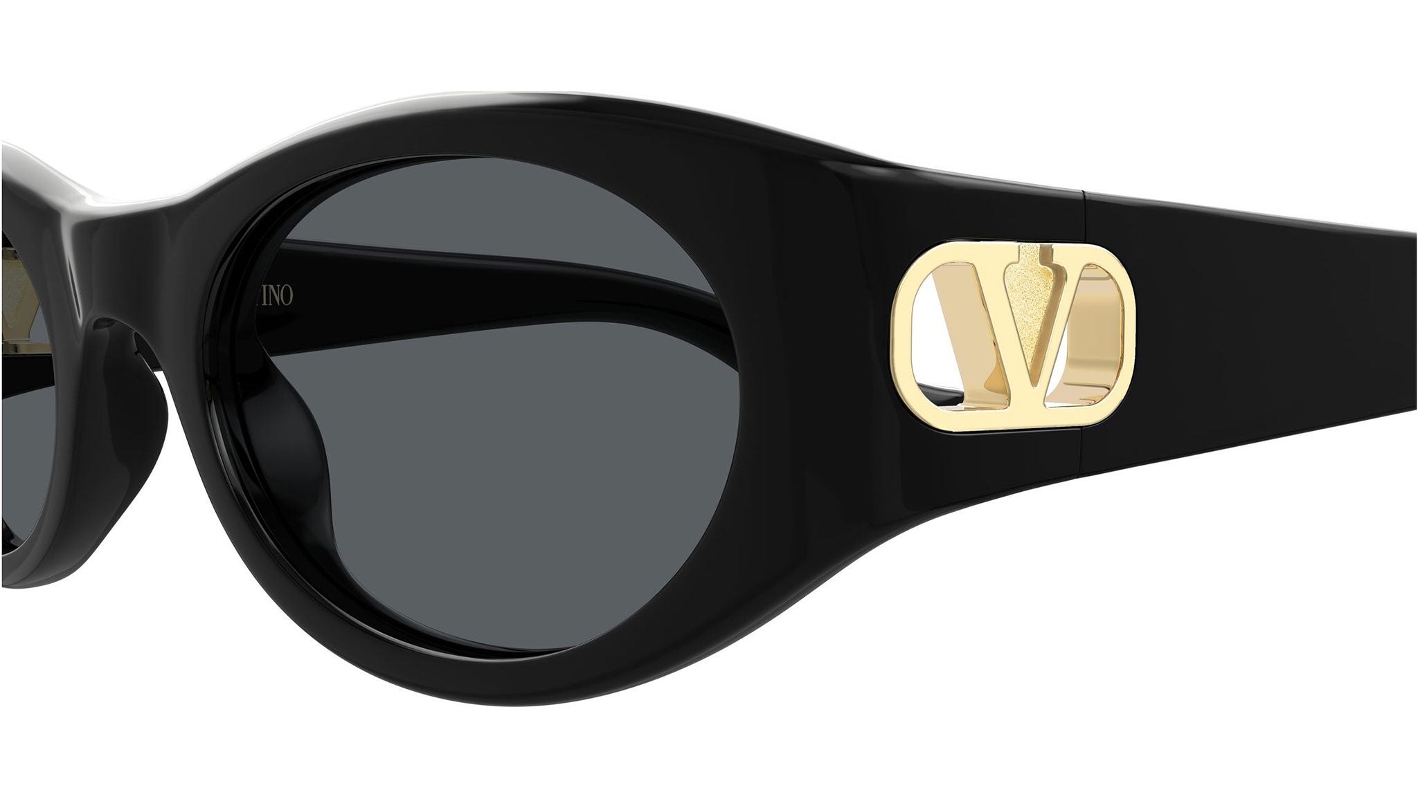 Valentino VG0015S Sunglasses 001 Black Grey Panthos - eye-oo.com