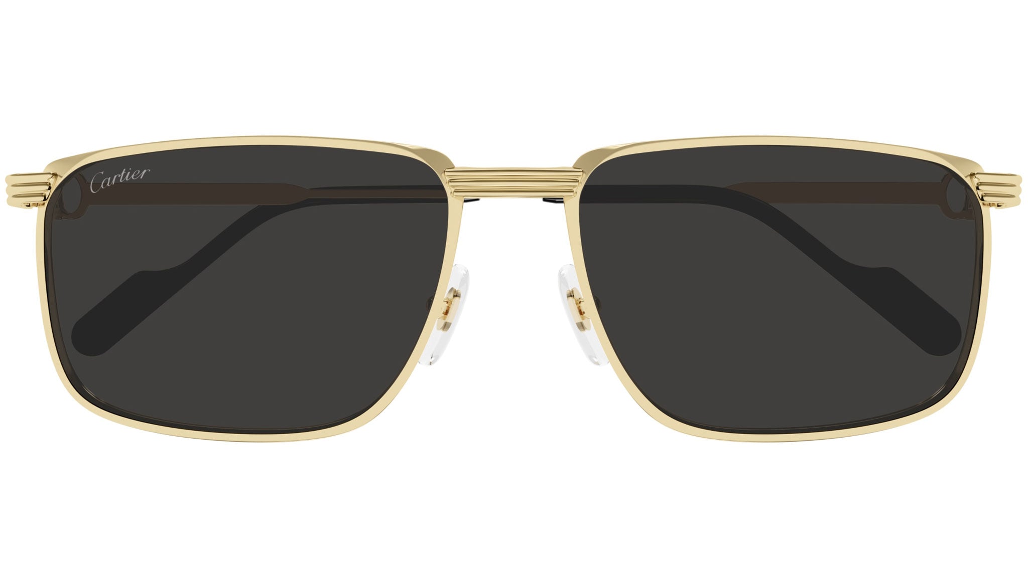 must de Cartier ゴールドサングラス ケース付き Cartier Première CT0534S Sunglasses 001 Gold Gold - eye-oo.com