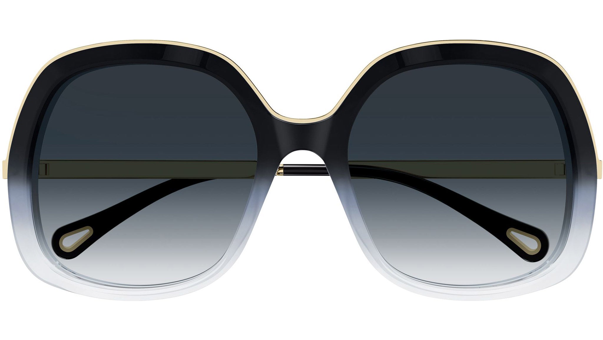 CH0327S Chloé Rectangular Sunglasses 005 Grey - eye-oo.com