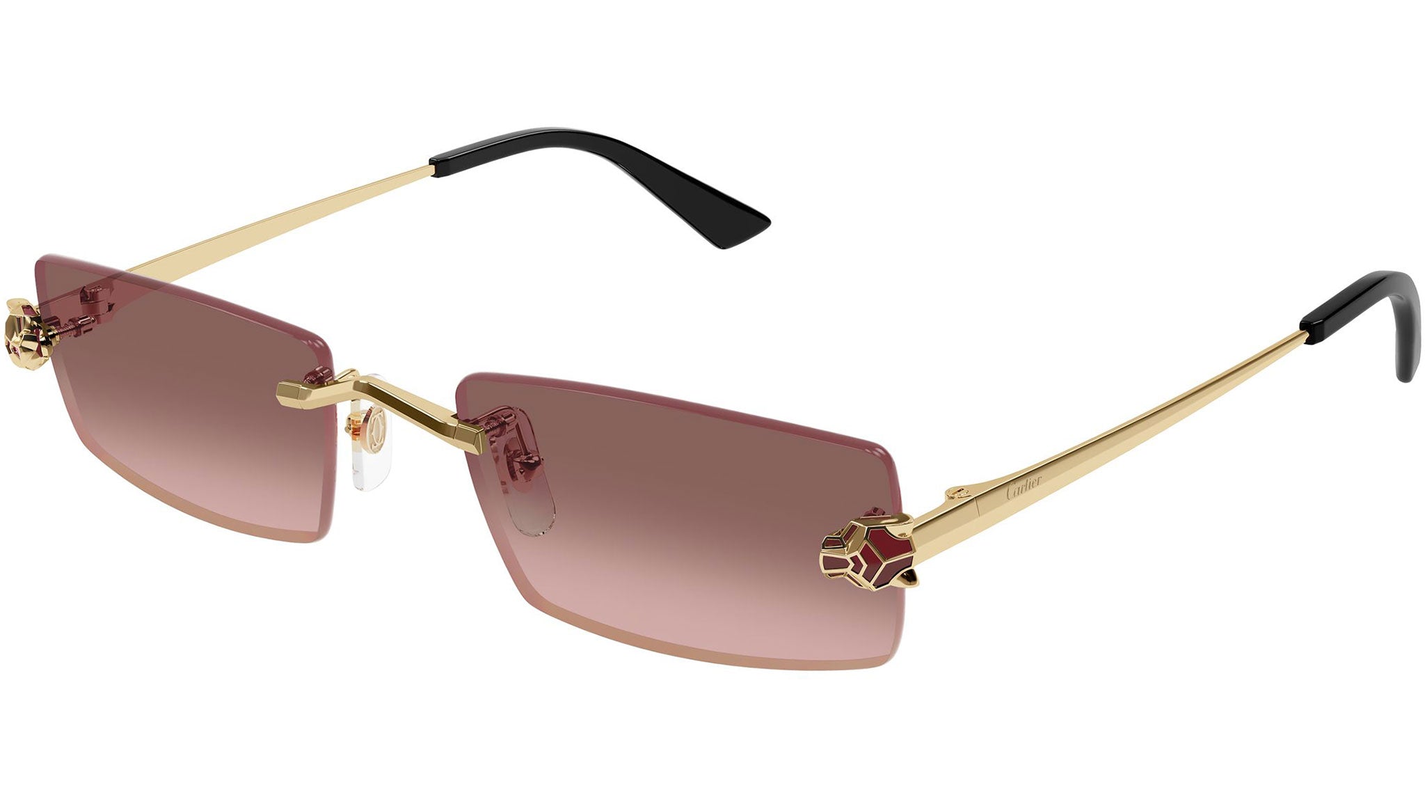 Cartier CT0598S Sunglasses 004 Shiny Gold - eye-oo.com display picture 2