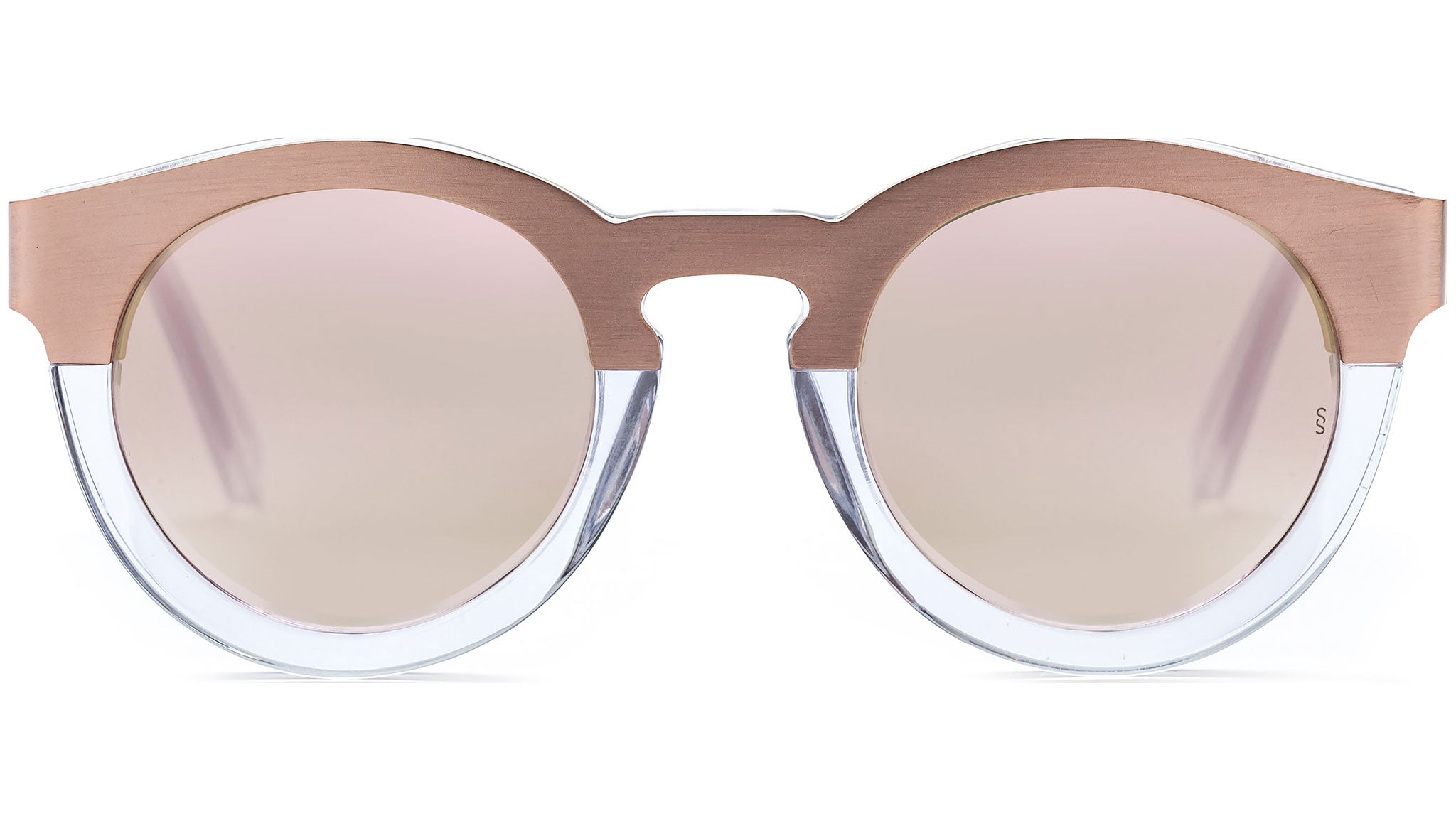 SUNDAY SOMEWHERE SOELAE SUNGLASSES Soelae Honeycomb | Unisex Round Acetate Sunglasses | Sunday  main image 3