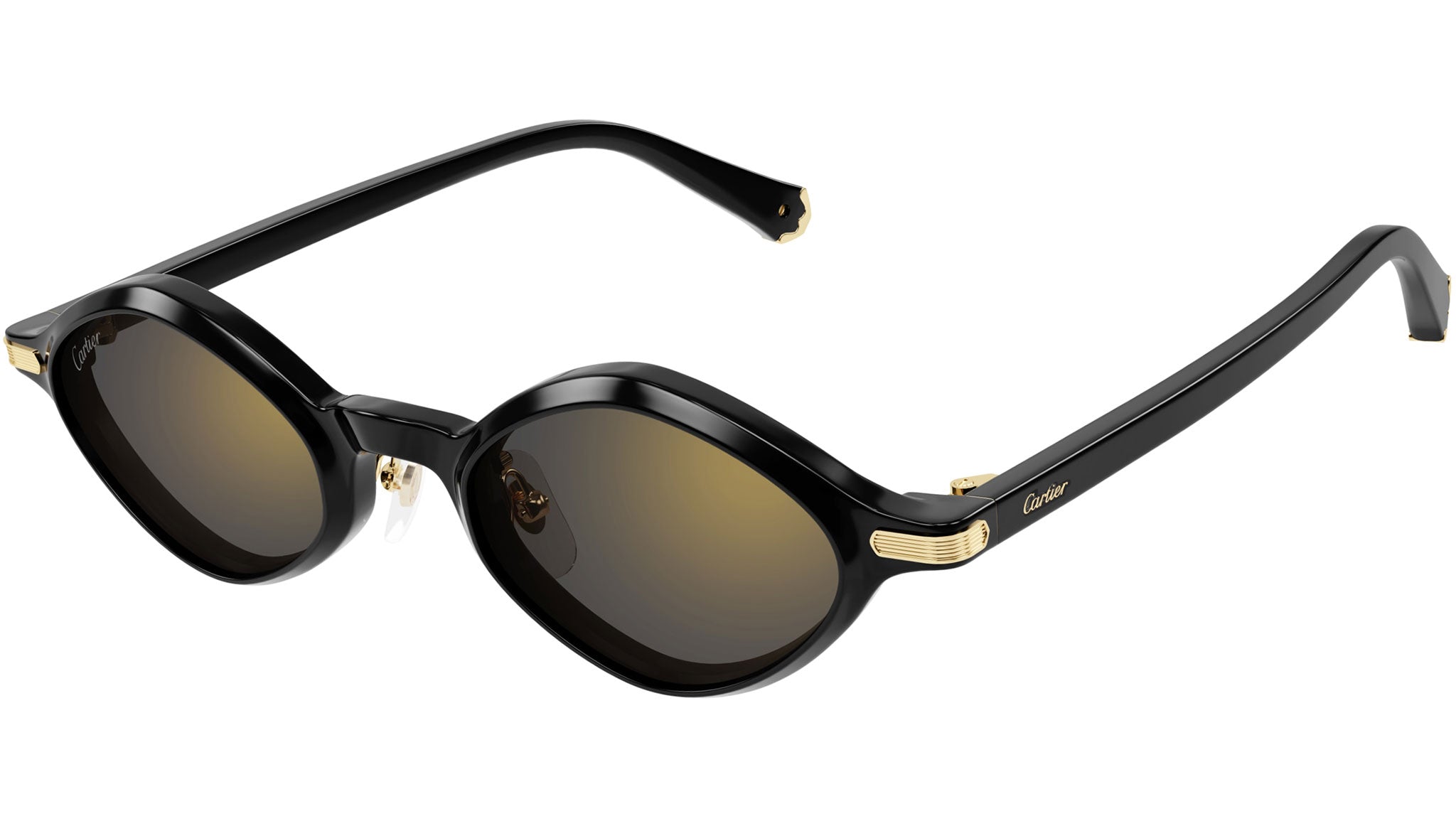 Cartier Première CT0540S Sunglasses 001 Black Black - eye-oo.com