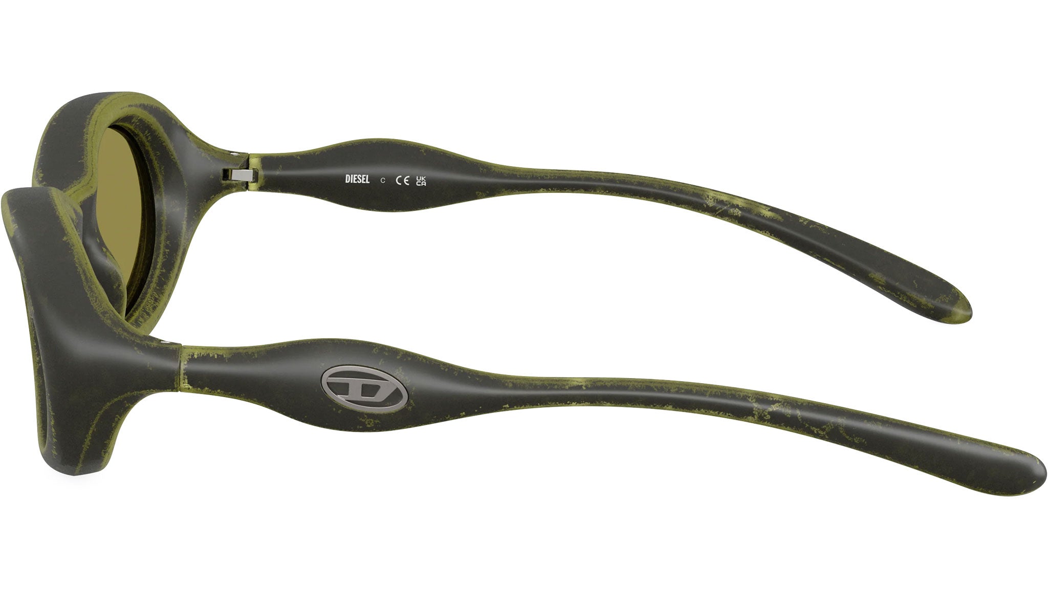 Diesel DL3011U Sunglasses 511/CB Rusty Green - eye-oo.com