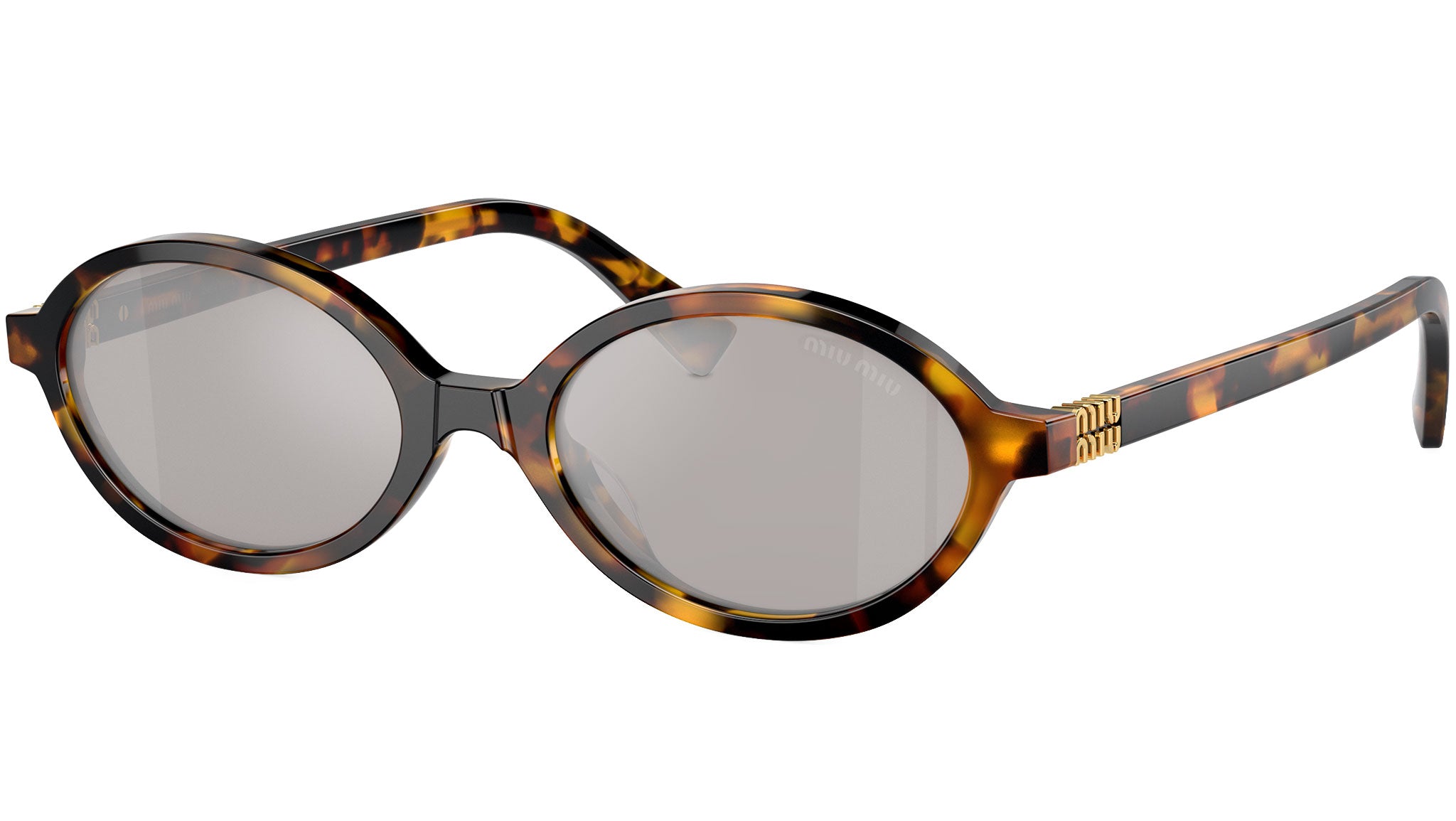 Miu Miu 0MU 04ZS Sunglasses VAU07F Yellow - eye-oo.com